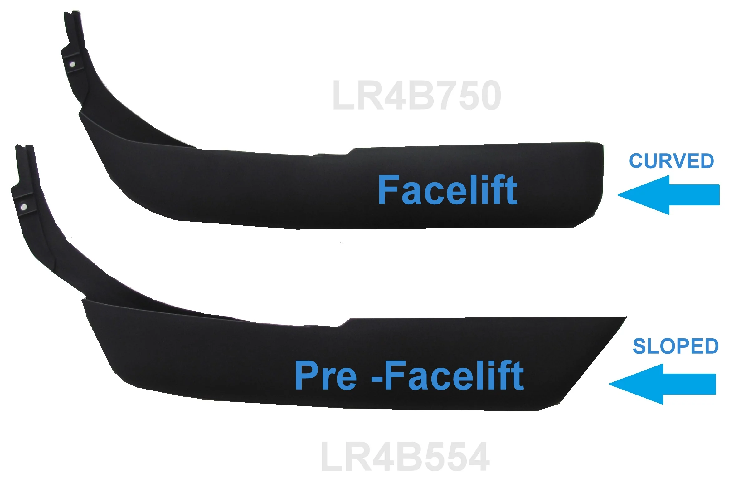 Front Bumper Lower Corner Valance RH for Land Rover Discovery 4 2014-16 - Image 3