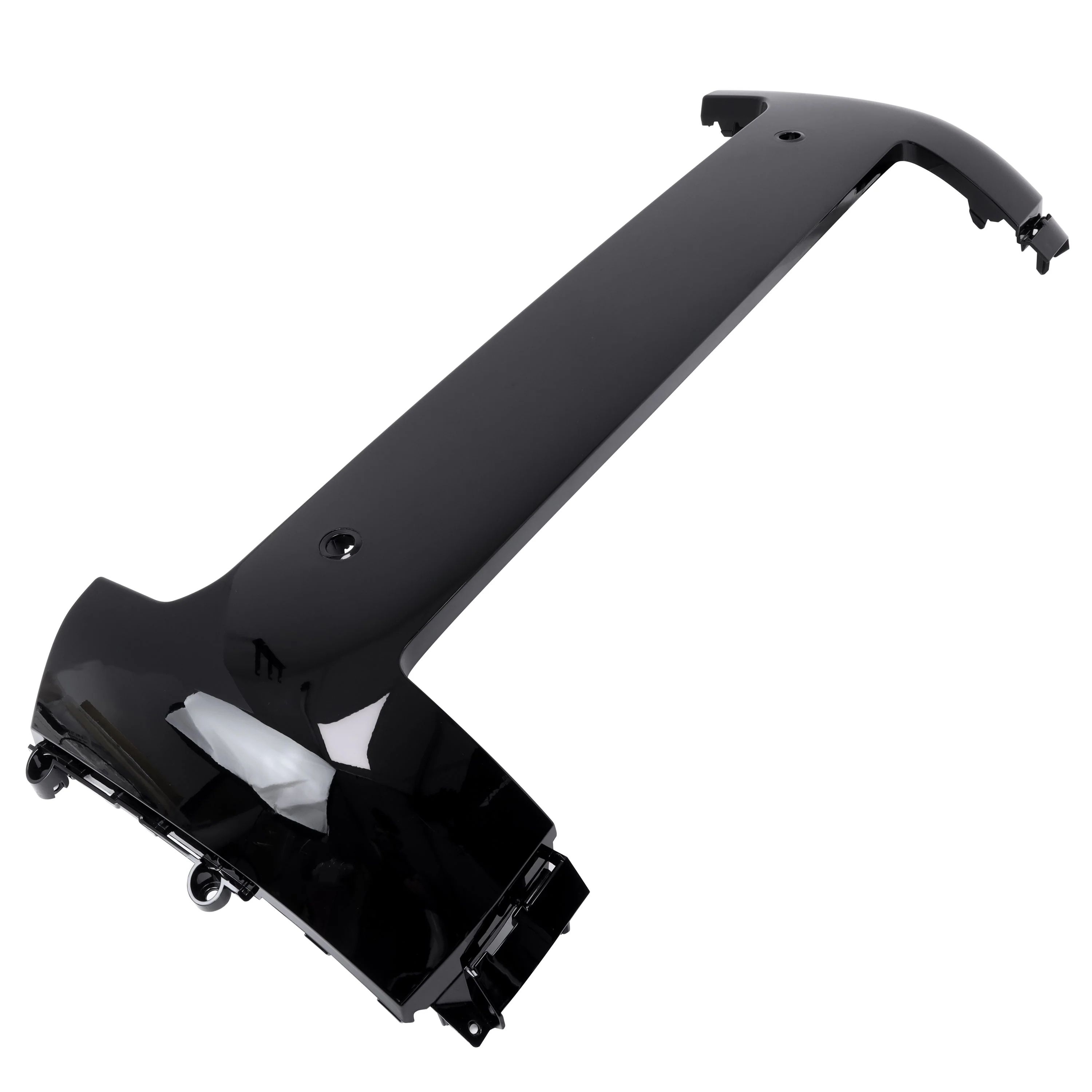 Front Bumper Lower Number Plate Panel for Land Rover Defender L663 - Gloss Black - Image 4