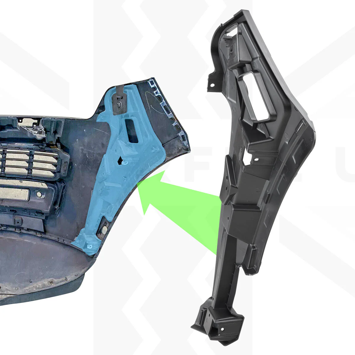 Front Bumper Mounting Bracket for Range Rover L405 2013-17 - Right - Image 2