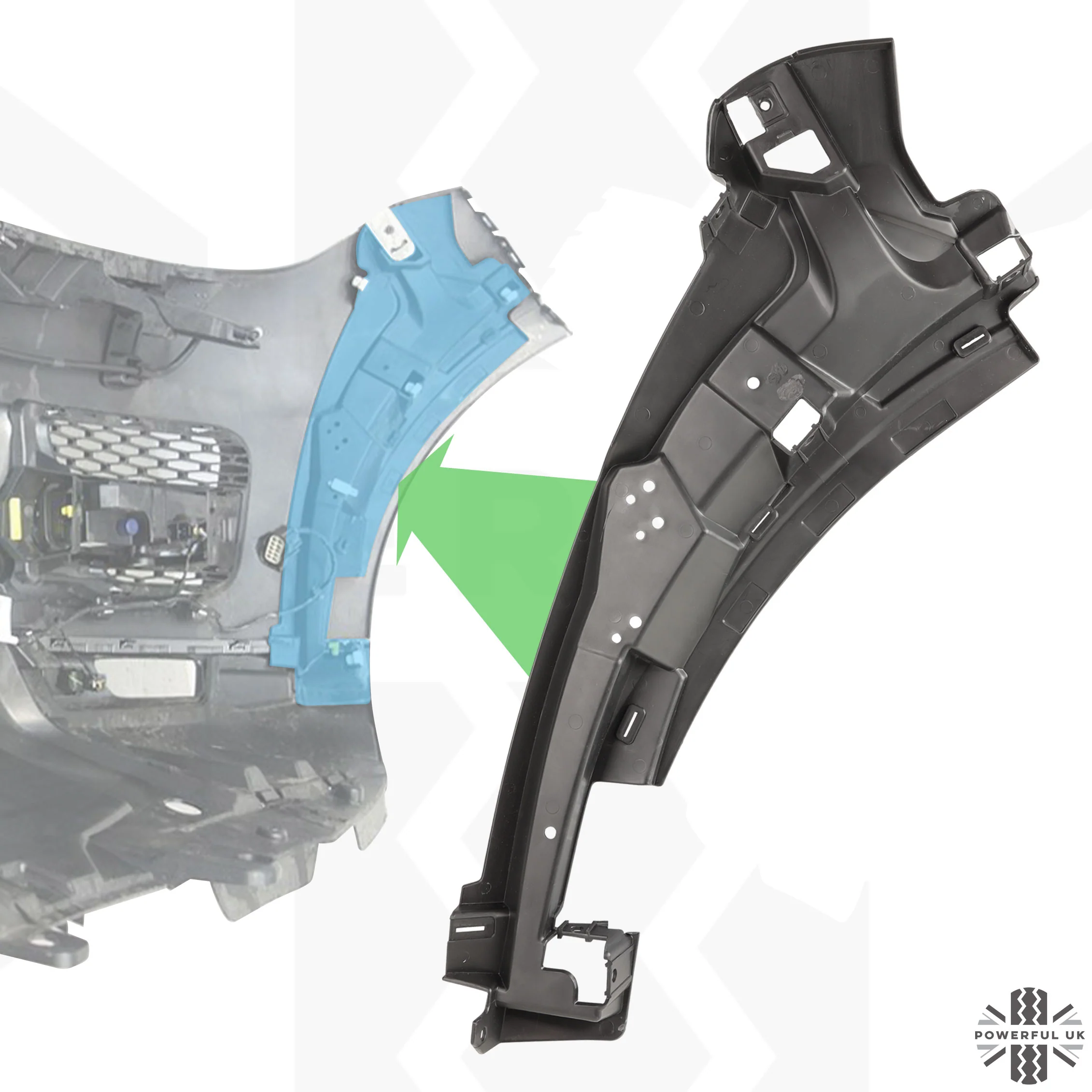 Front Bumper Mounting Bracket for Range Rover Sport L494 2014-17 - Right - Image 5
