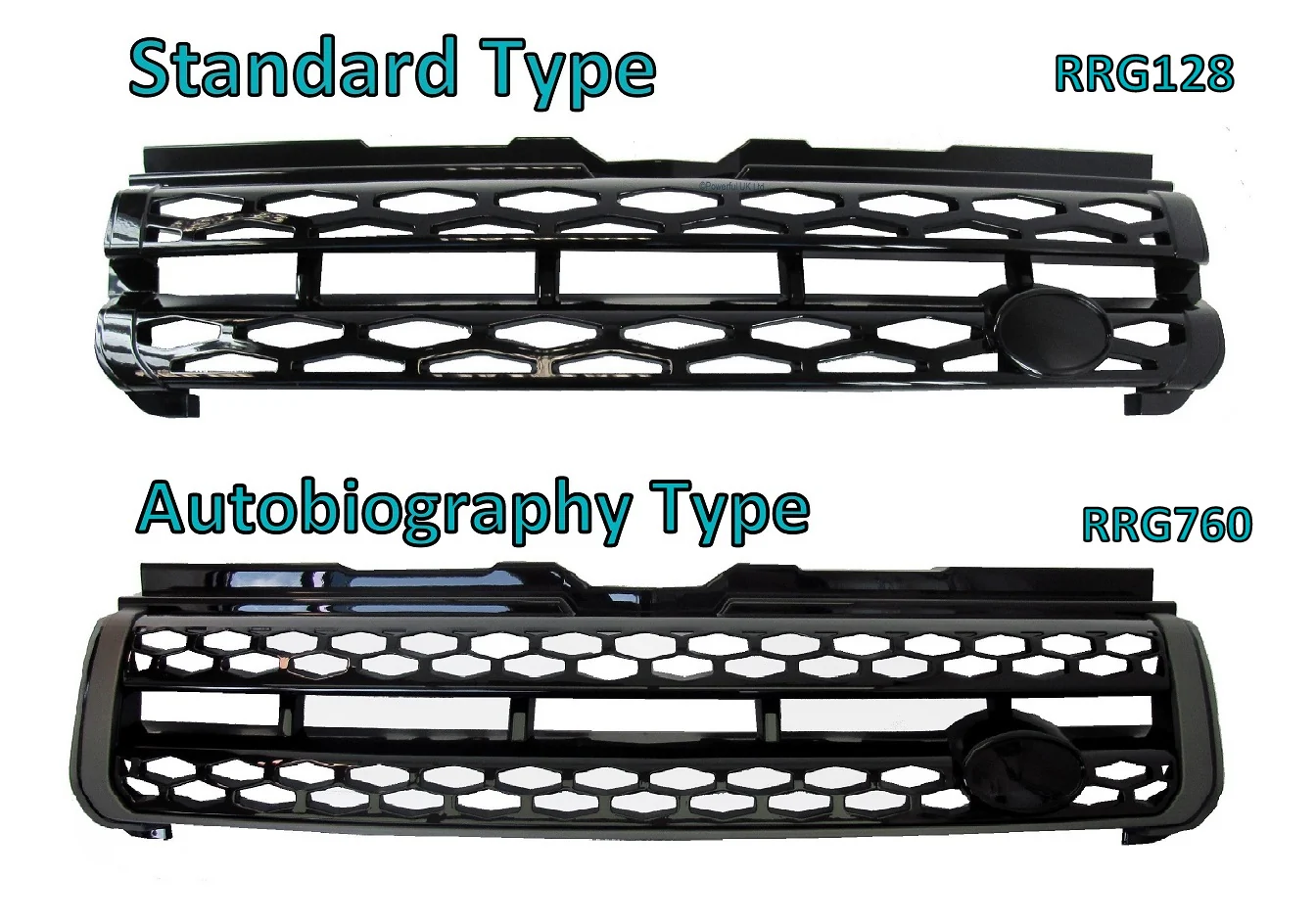Front Grille - Autobiography Style - Gloss Black for Range Rover Evoque - Image 6