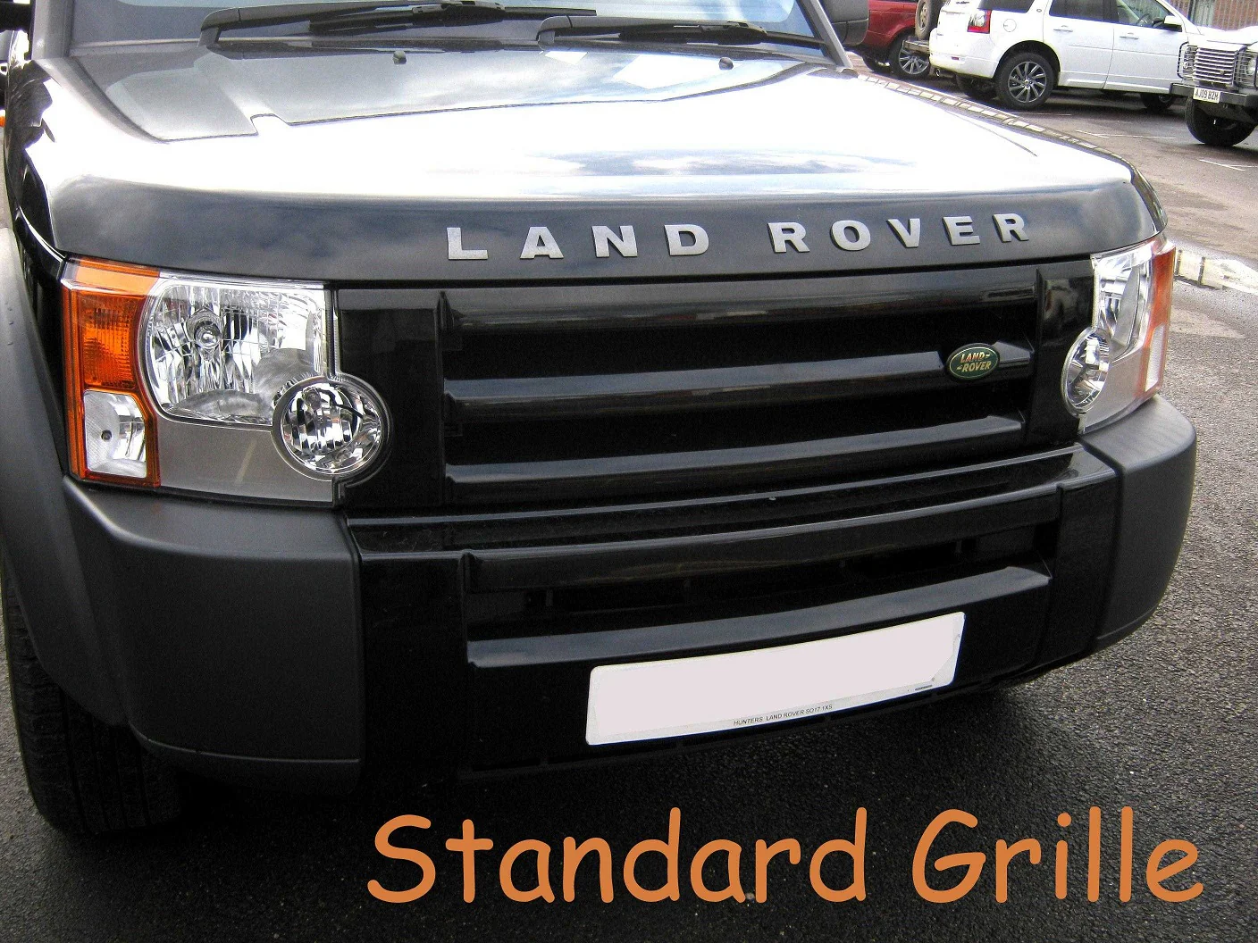 Front Grille for Land Rover Discovery 3 - Disco 4 look Grey / Black - Image 7