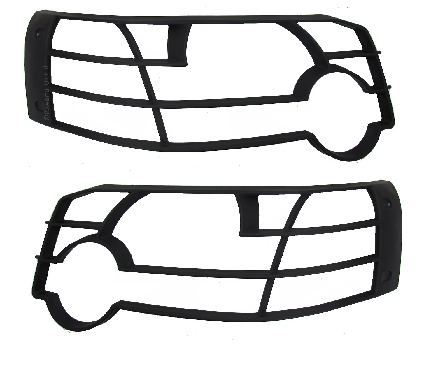 Front Light Guards - Black - for Land Rover Freelander 1 2005-07 - Image 2