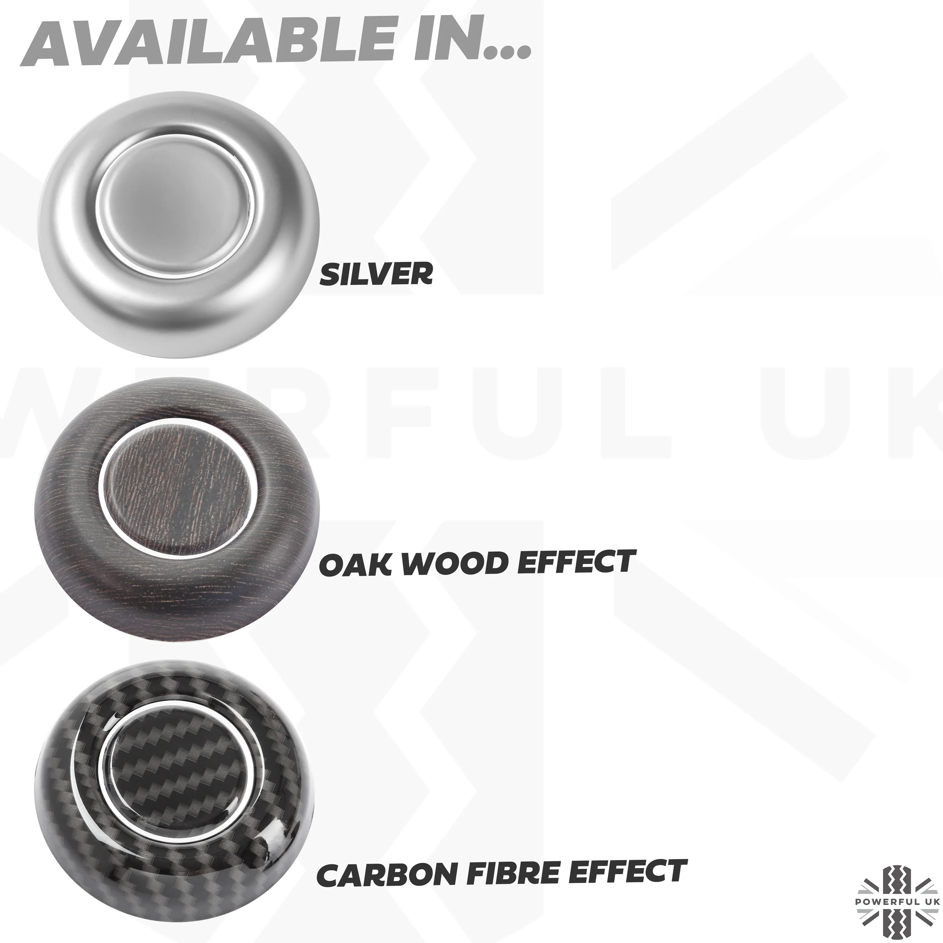 Front Seat Headrest Button Covers for Land Rover Defender L663 - LARGE TYPE - Silver - Image 5