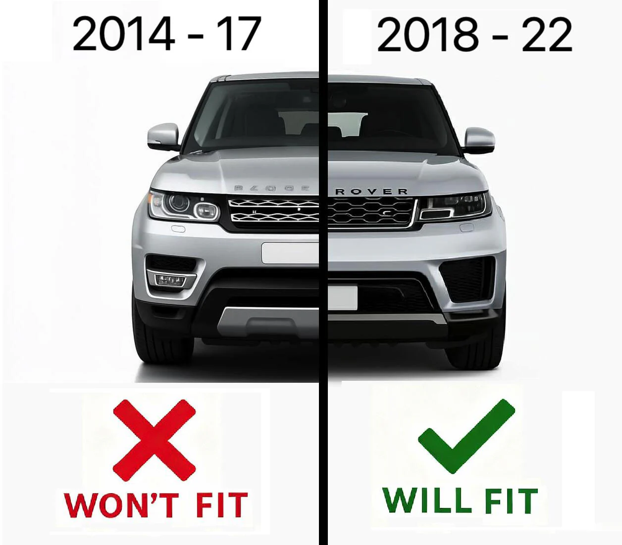 Front Tow Eye Cover for Range Rover Sport L494 2018+ - Gloss Black - Image 8