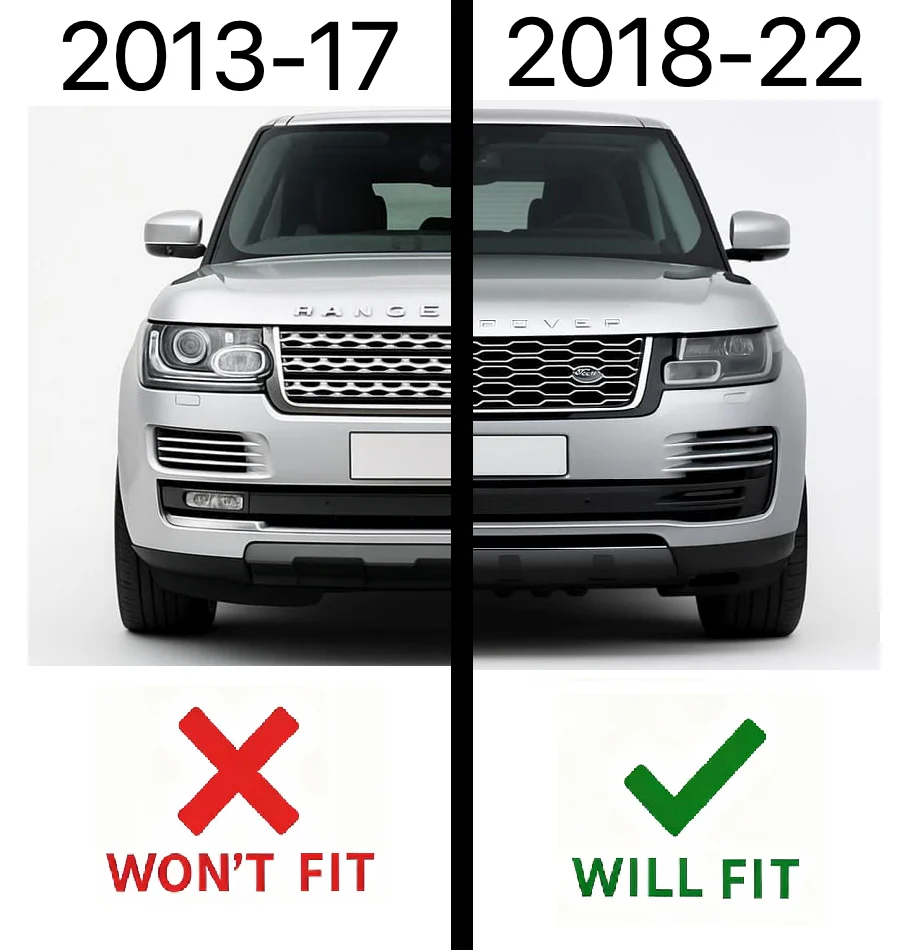 Front Vent Blade Covers - Silver for Range Rover L405 2018 - Image 5