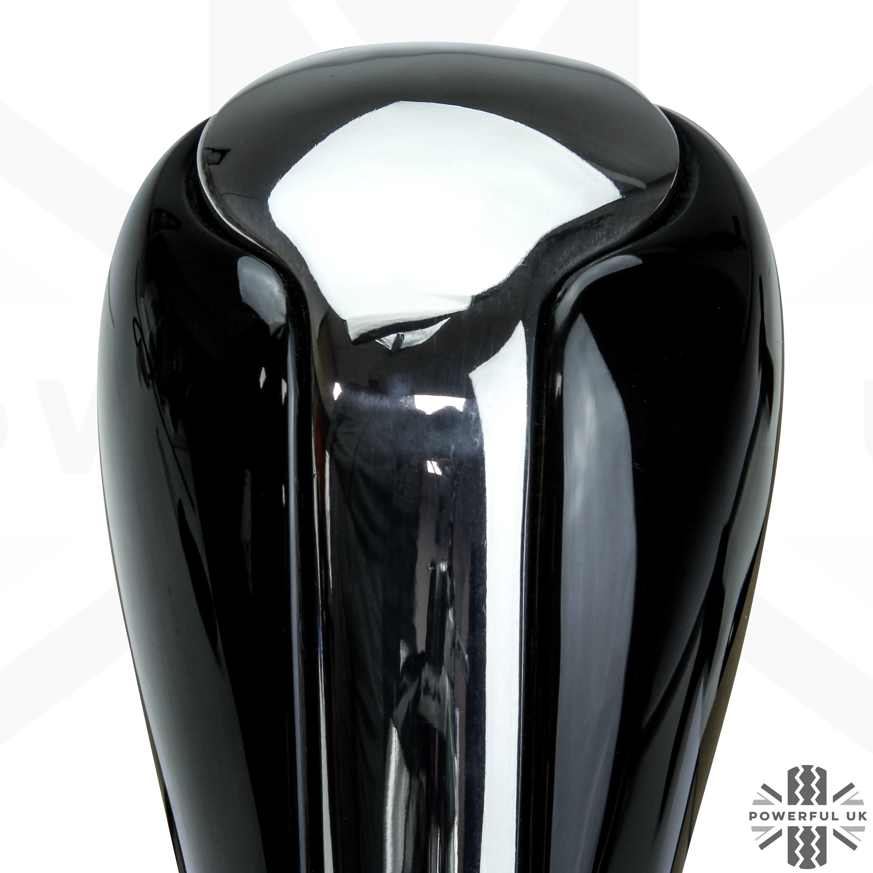 Gear Knob - Black Piano + Polished Metal Insert for Range Rover Sport - Image 4