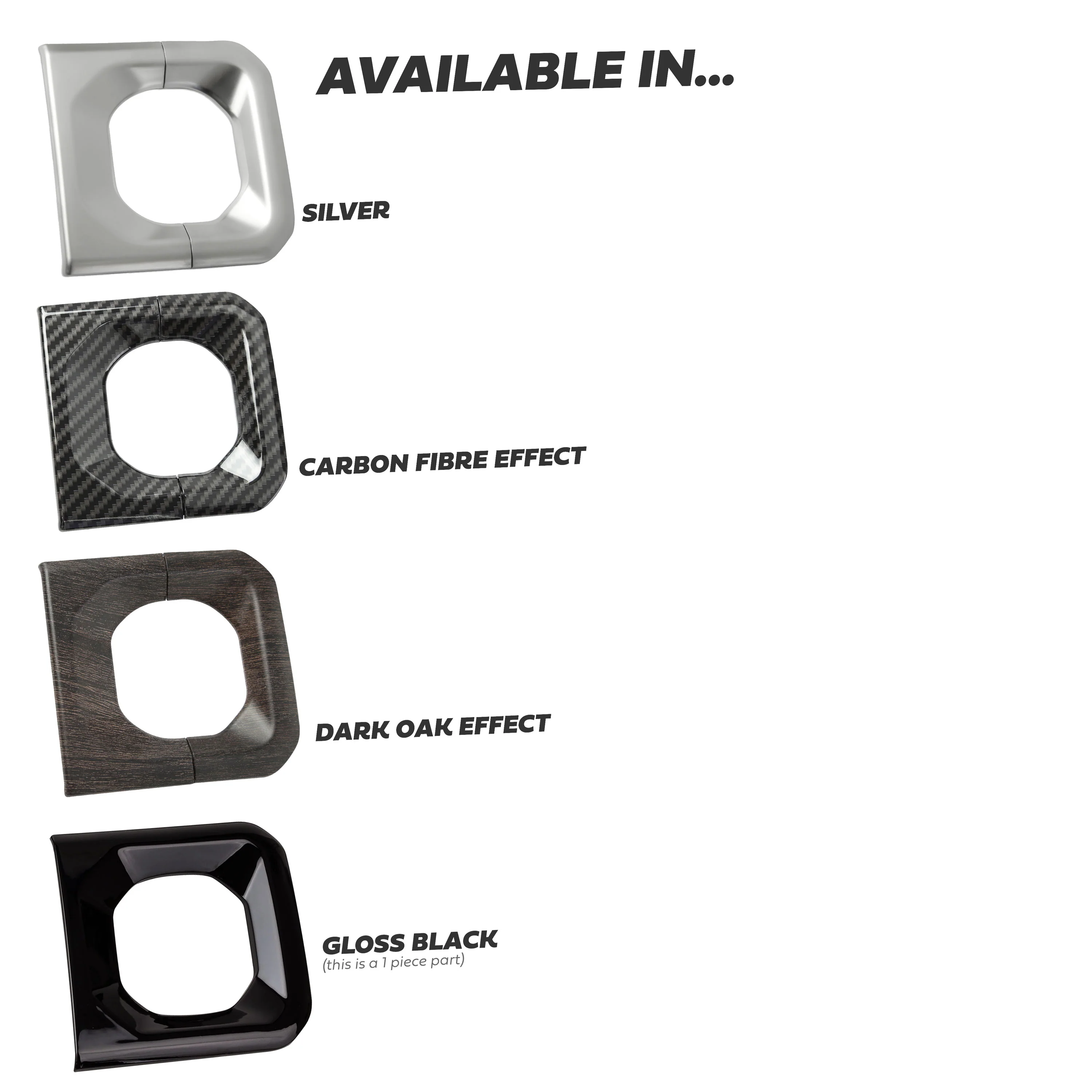 Gear Selector Surround Trim - Carbon Fibre - for Land Rover Defender L663 - Image 8