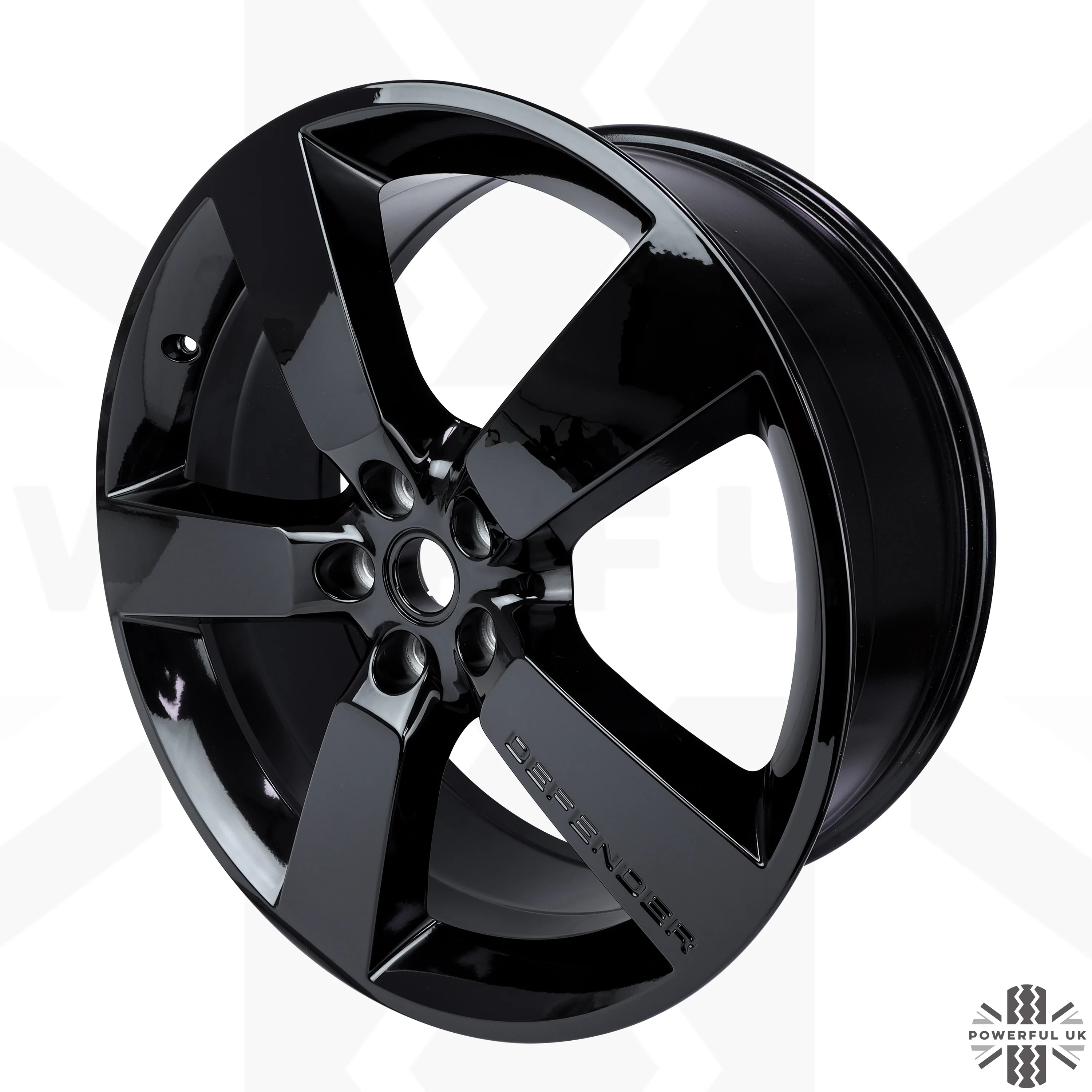 Genuine 22" Alloy Wheel for Land Rover Defender L663 - 5098 in Gloss Black - Image 4