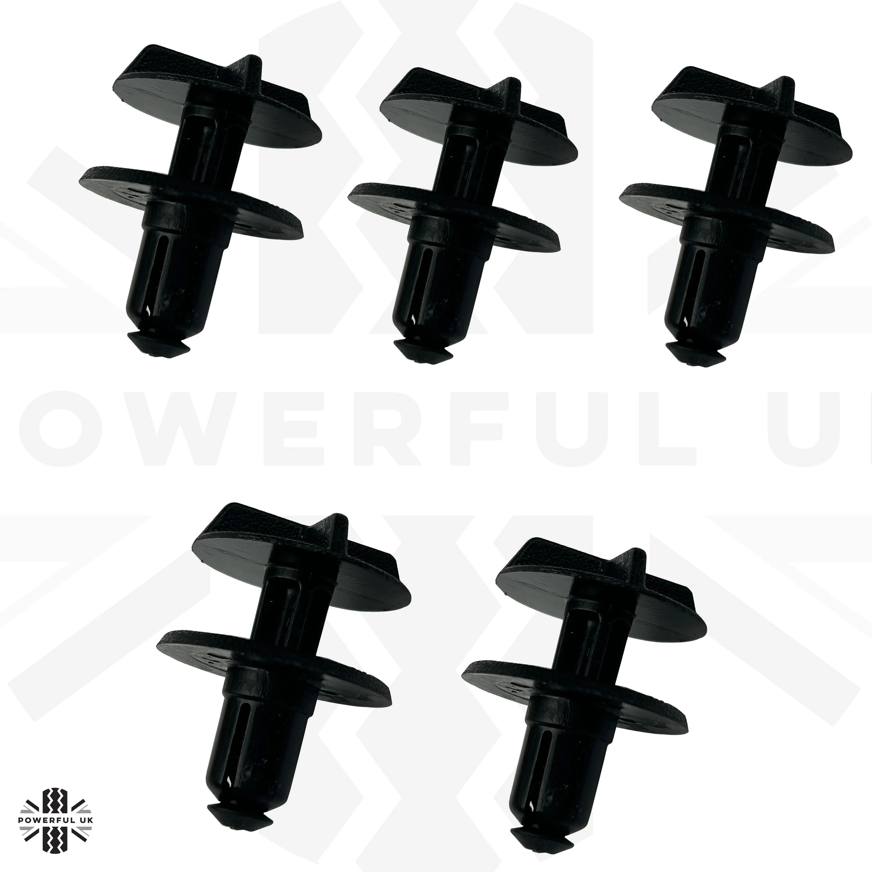Genuine 5pc Clips for the Battery Cover on the Land Rover Discovery Sport - Image 3