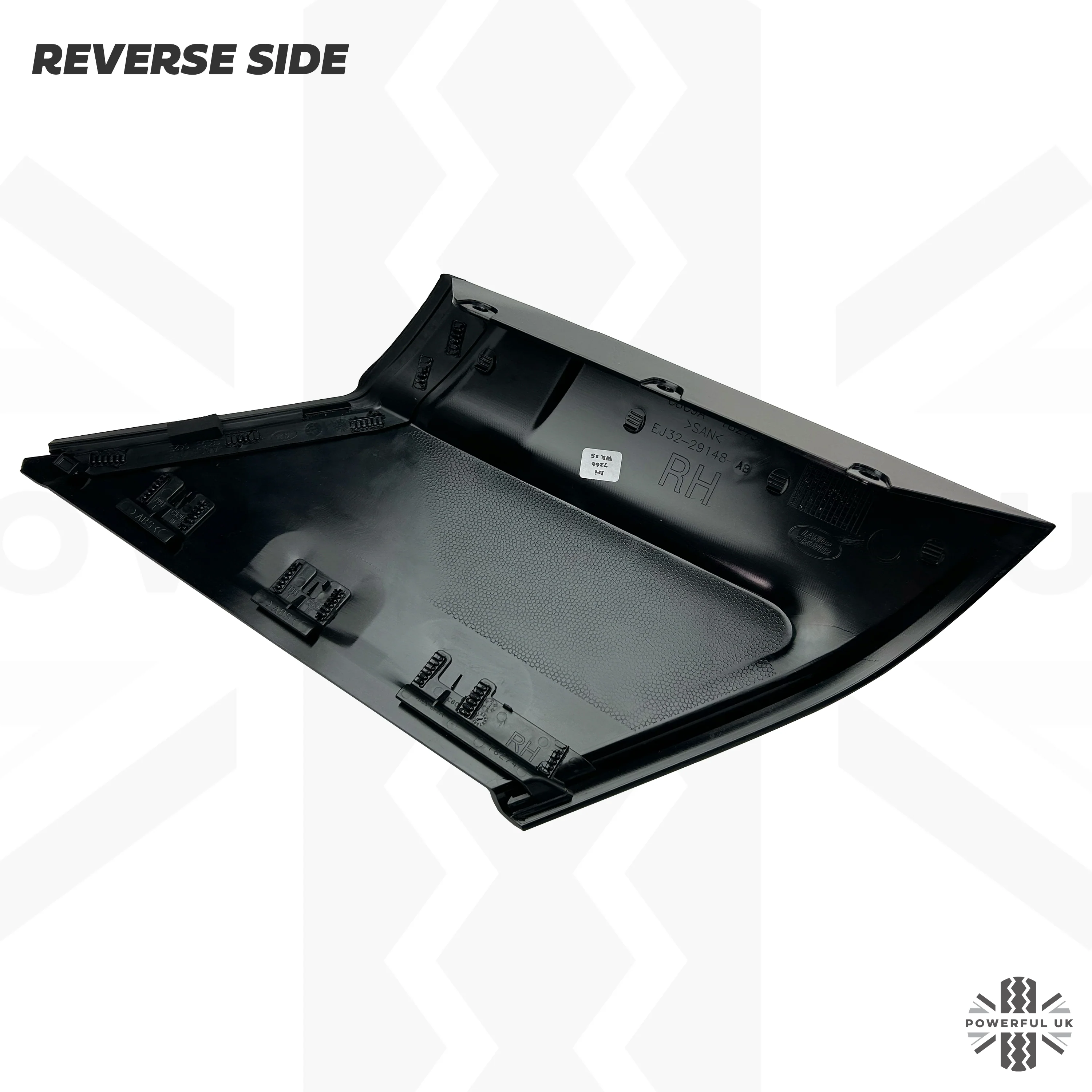 Genuine Black Right D/E Pillar Trim with moulding for Range Rover Evoque (5 Door) - Image 2