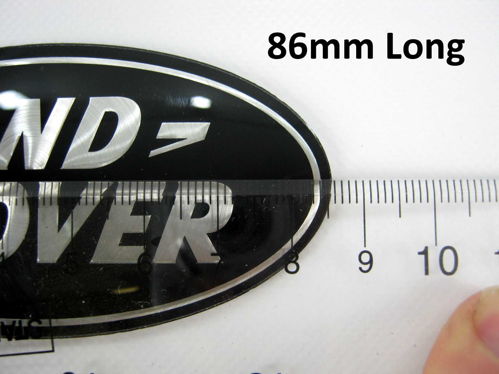 Genuine Front Grille Badge - Black & Silver - for Land Rover Discovery Sport - Image 5