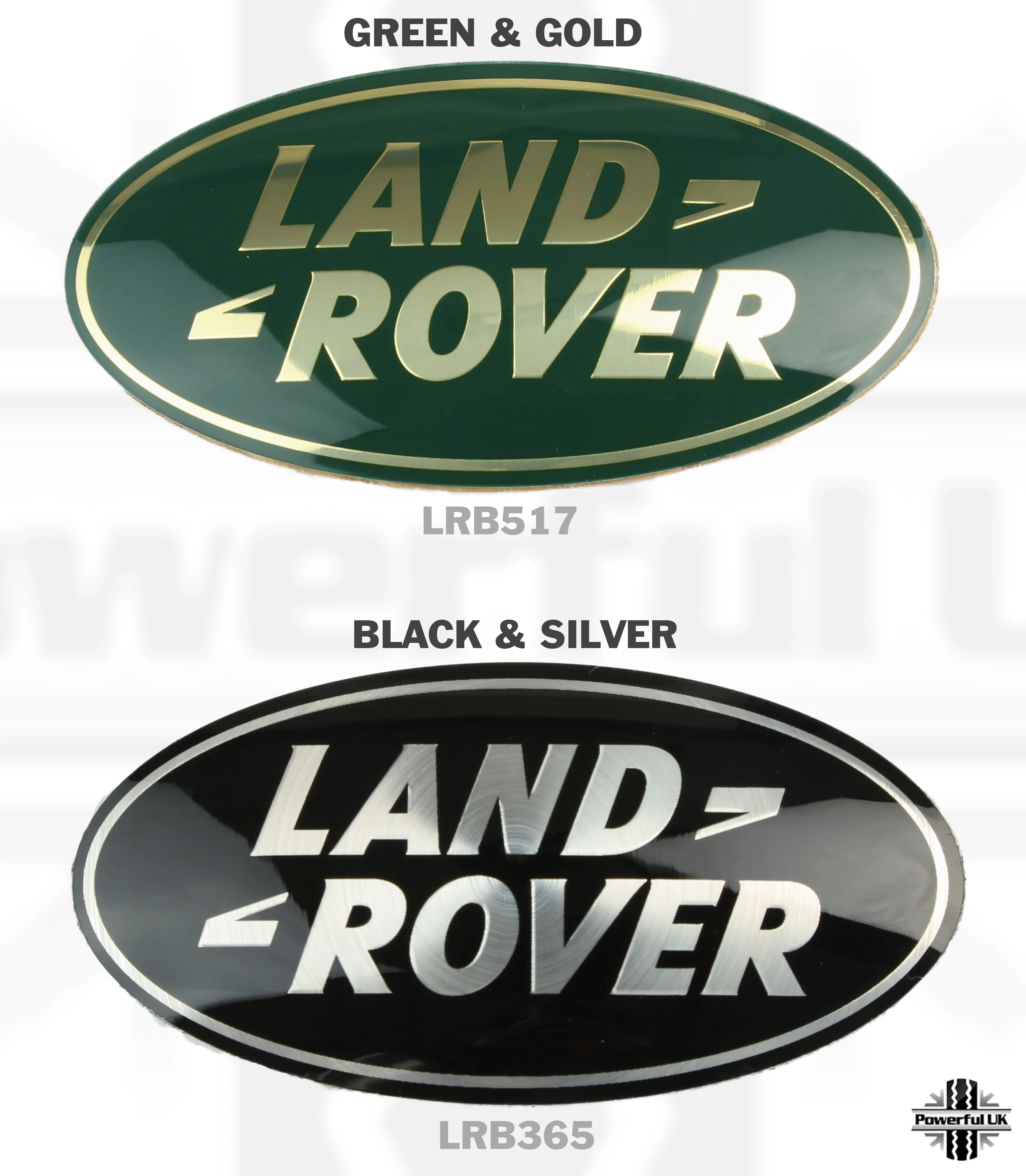 Genuine Front Grille Badge - Green & Gold - for Range Rover L322 - Image 5