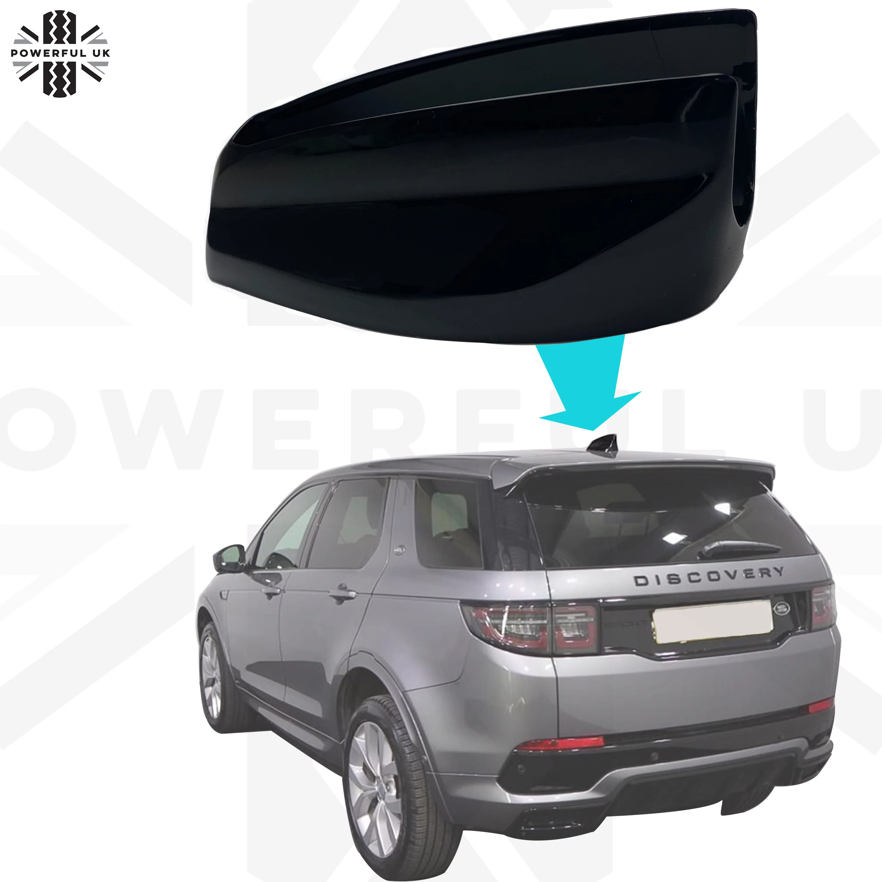 Genuine Gloss Black Roof Aerial Cover for Land Rover Discovery Sport 2020+ - Genuine - Image 3
