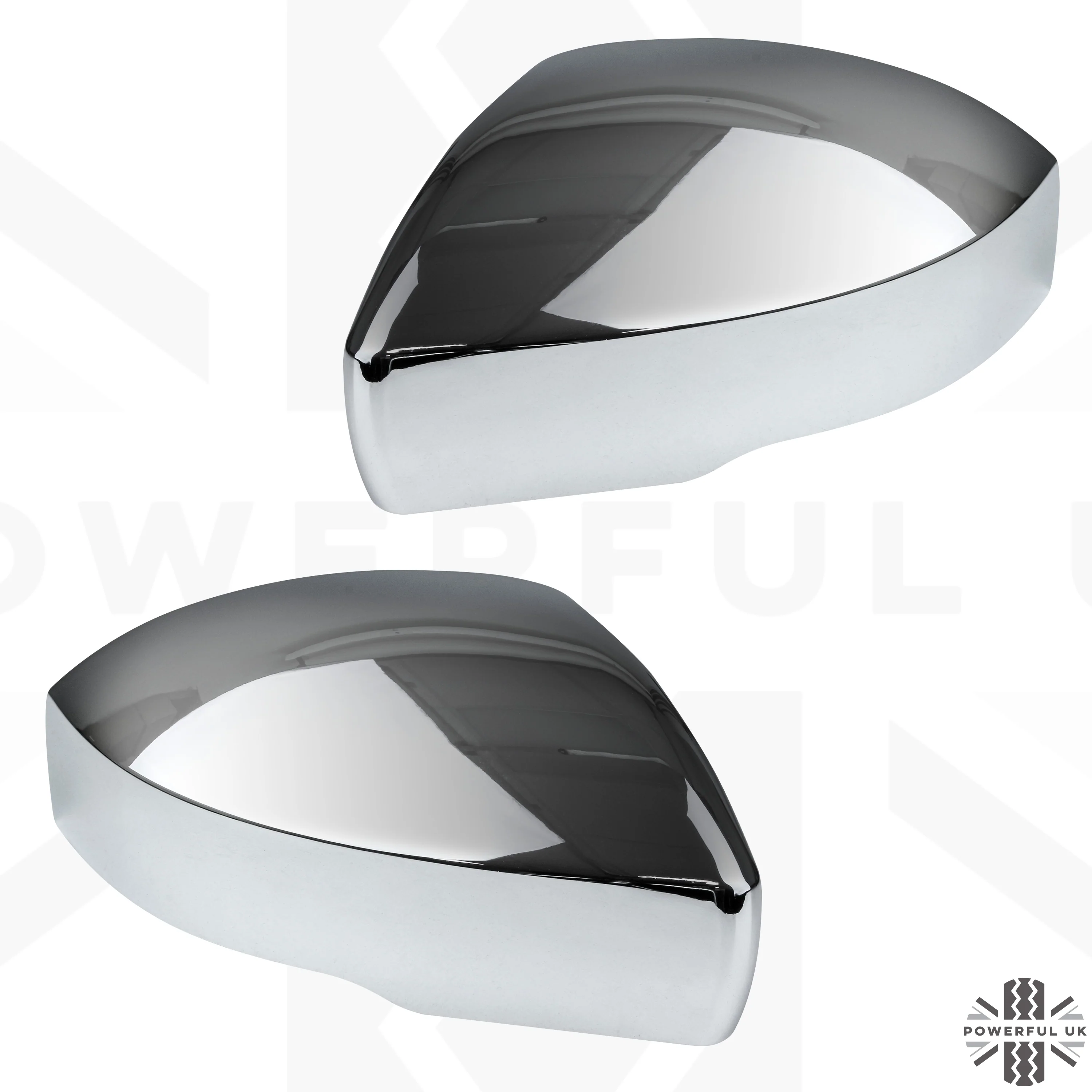 Genuine Mirror Covers - Top Half Caps for Range Rover L405 - Chrome - Image 3