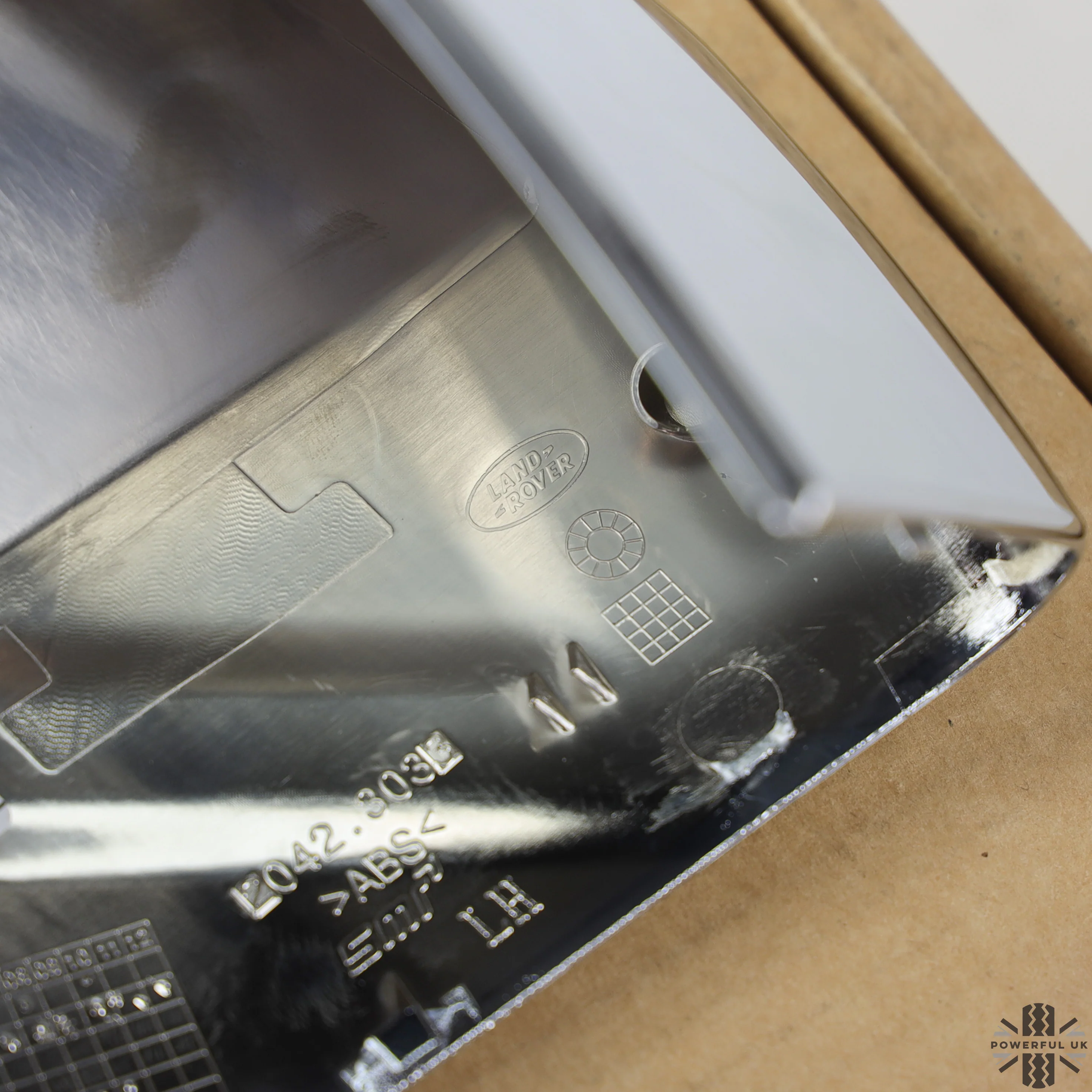 Genuine Mirror Covers - Top Half Caps for Range Rover L405 - Chrome - Image 6