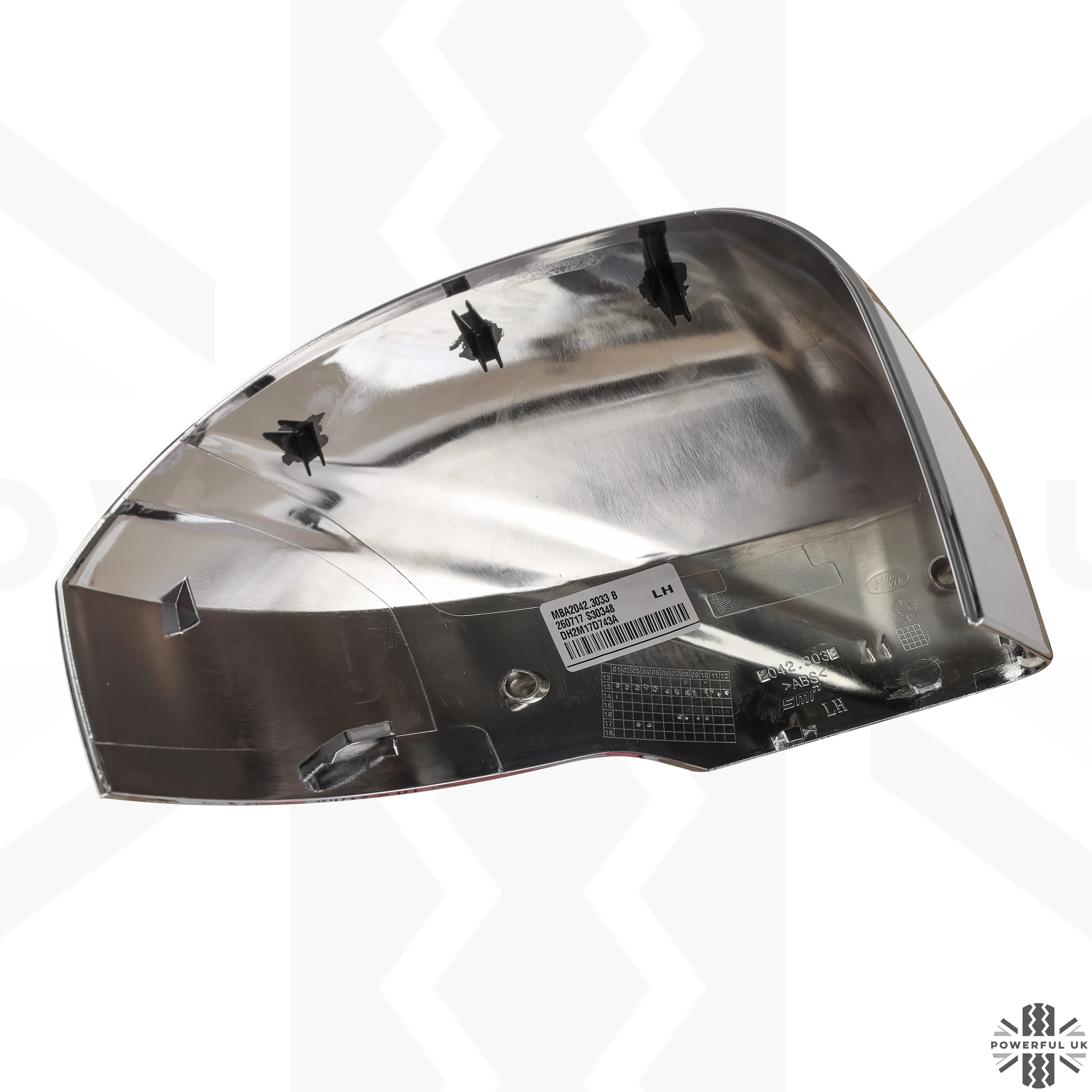 Genuine Mirror Covers - Top Half Caps for Range Rover L405 - Chrome - Image 8
