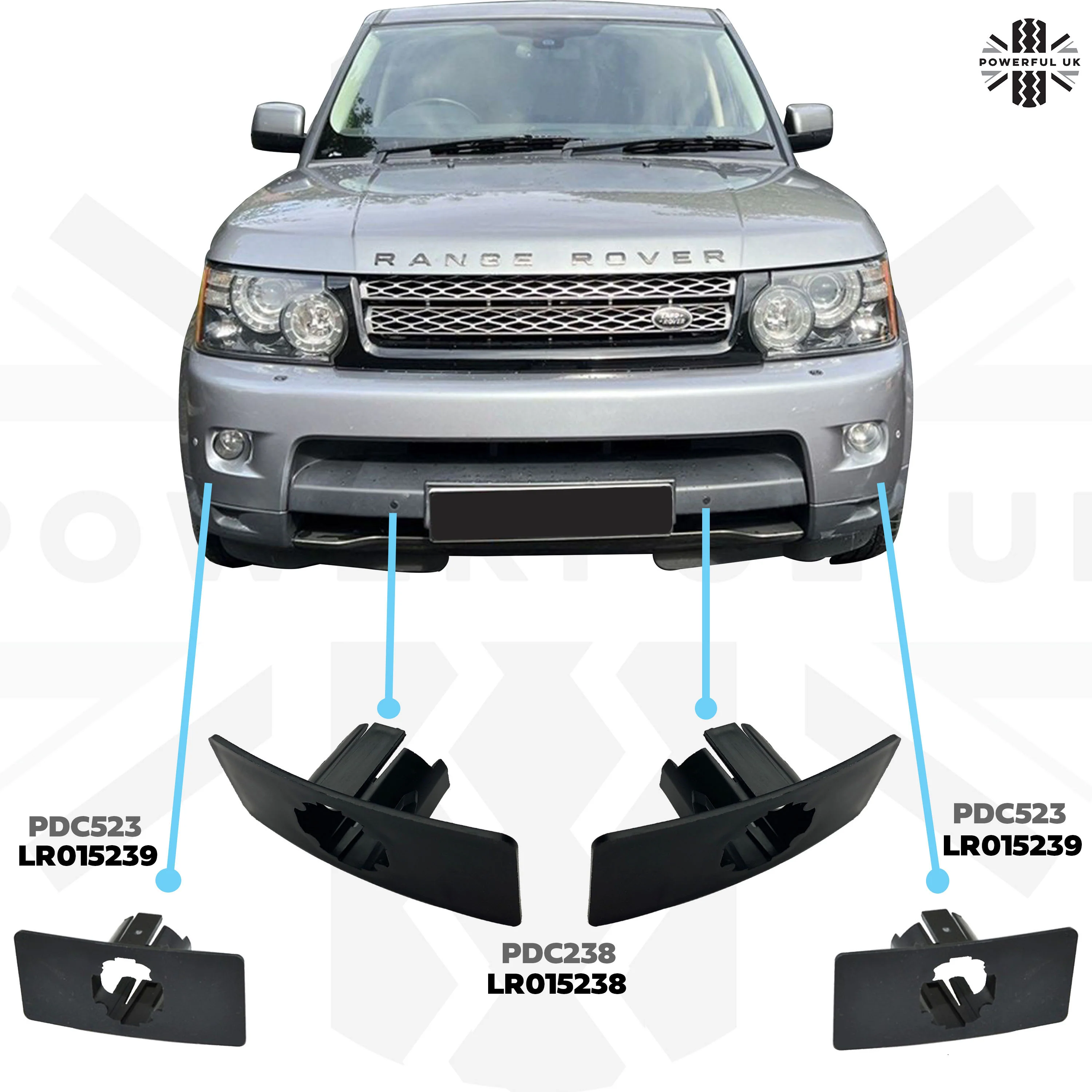 Genuine Parking Sensor Holder Bracket for Front & Rear Bumpers on Range Rover Sport - Image 6