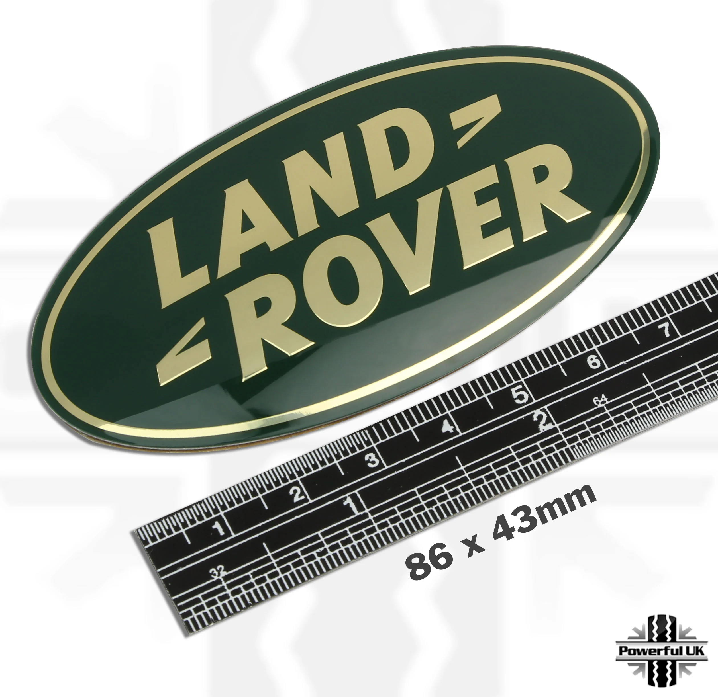 Genuine Rear Door Handle Badge - Green & Gold - for Land Rover Discovery 3 & 4 - Image 6