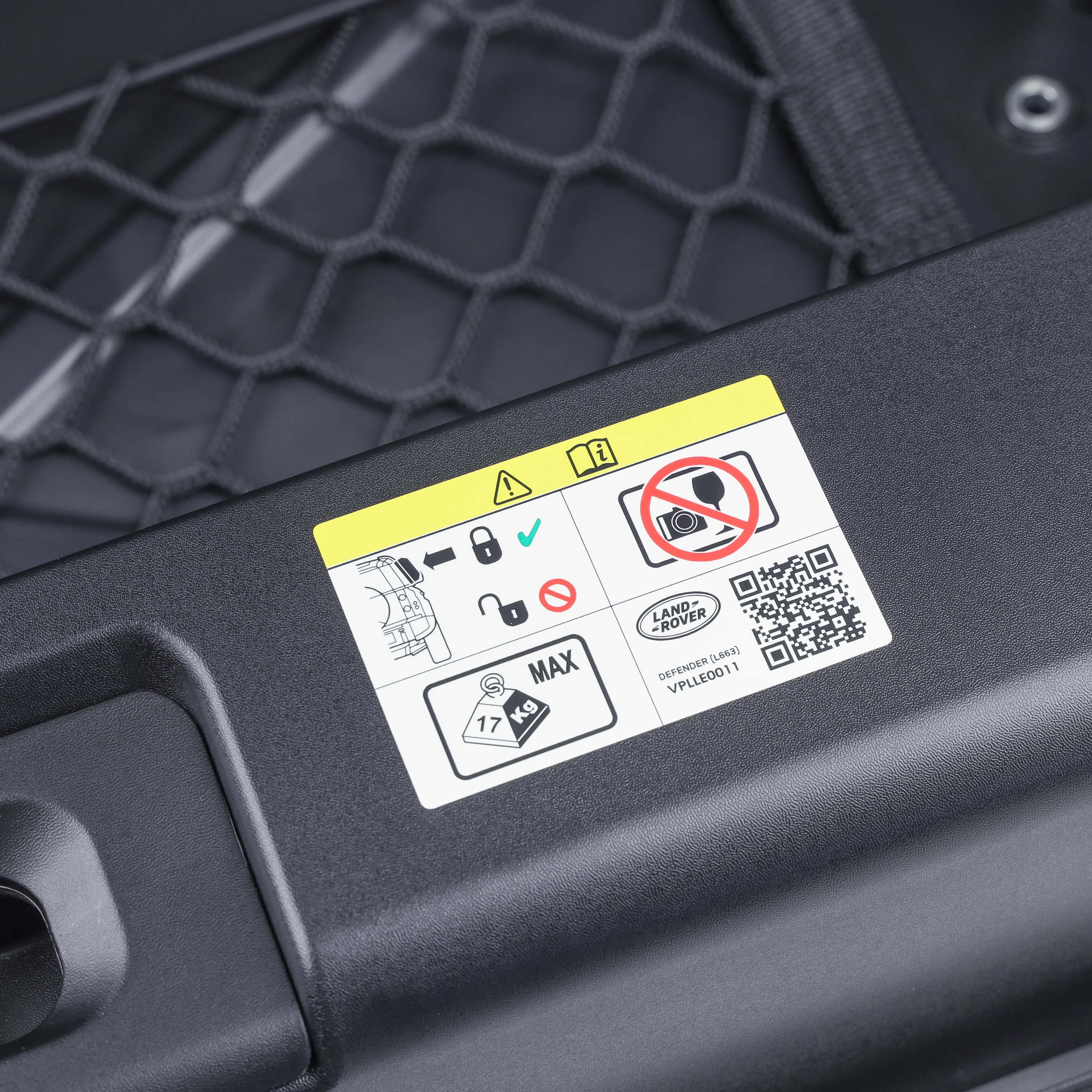 Genuine Side Mounted Box in Gloss Black for Land Rover Defender L663 - 90 & 110 - Image 8