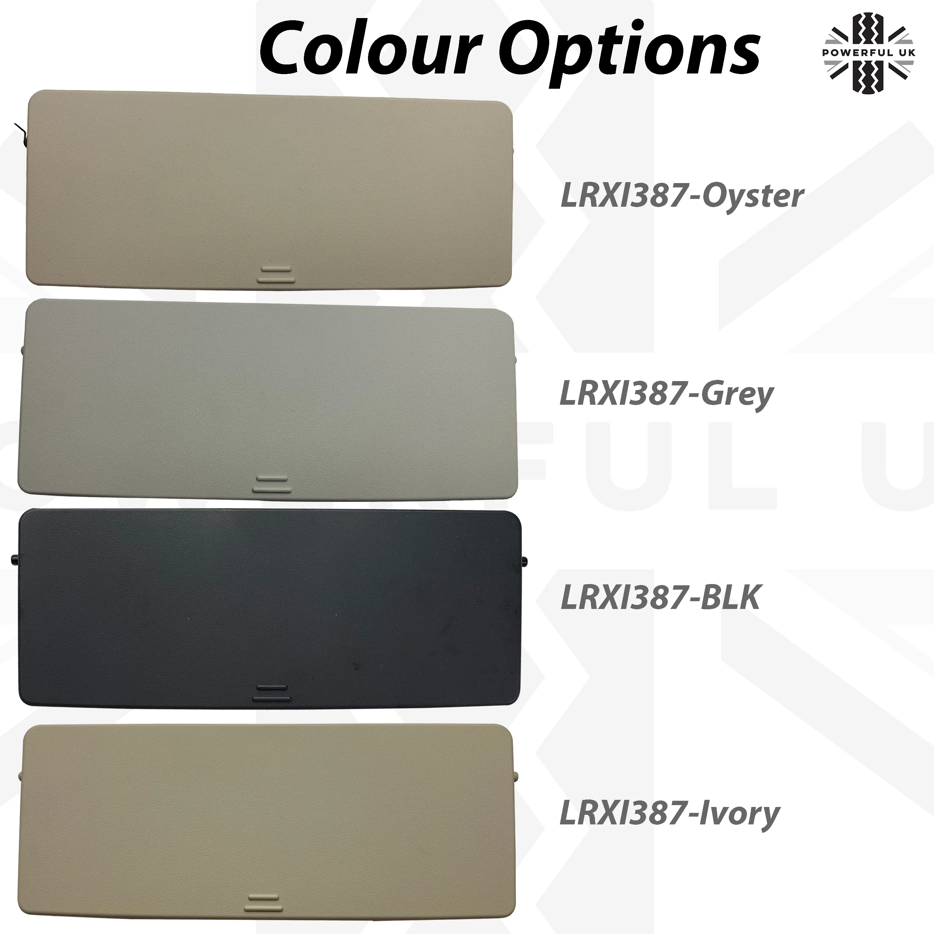 Genuine Sunglasses Holder Upgrade / Repair kit for Range Rover Evoque - Oyster - Image 8