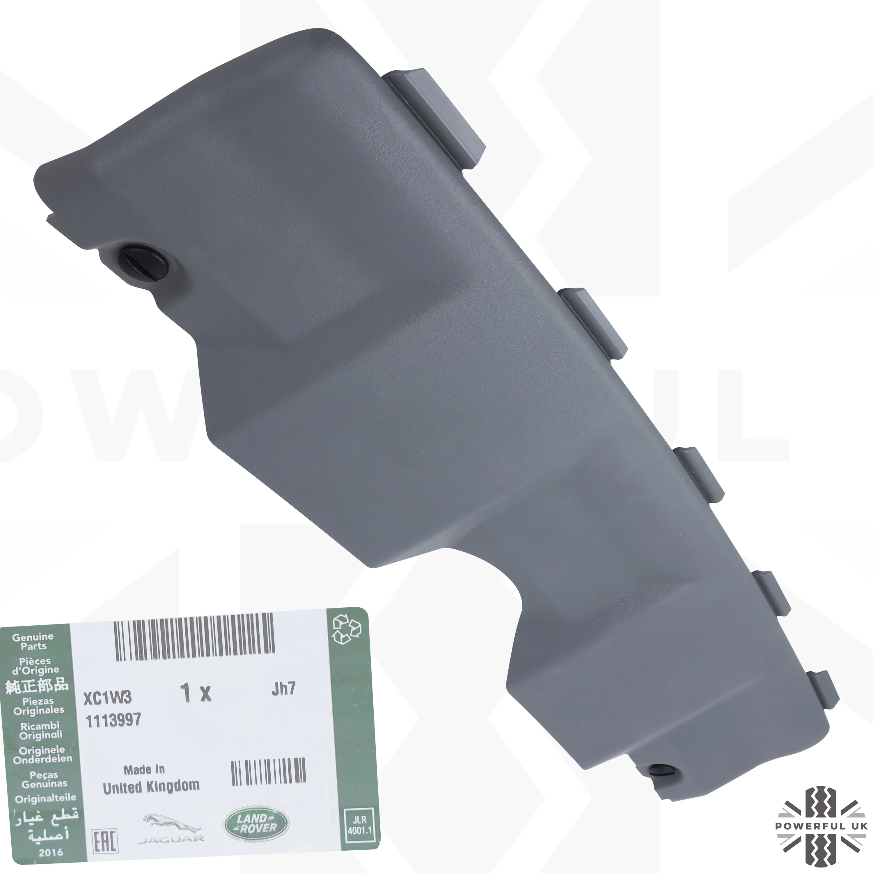 Genuine Tow Eye Cover for Freelander 2 - Grey - Image 2