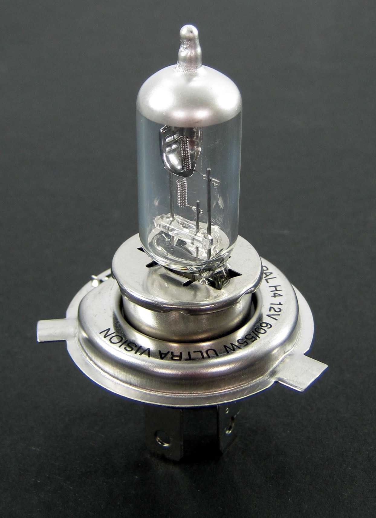 H4 Halogen Headlight Bulbs - 60W/55W Ultra-White (Pair) - Image 3