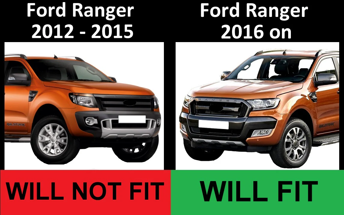 Headlight Covers - Black - for Ford Ranger 2016-22 - Image 5