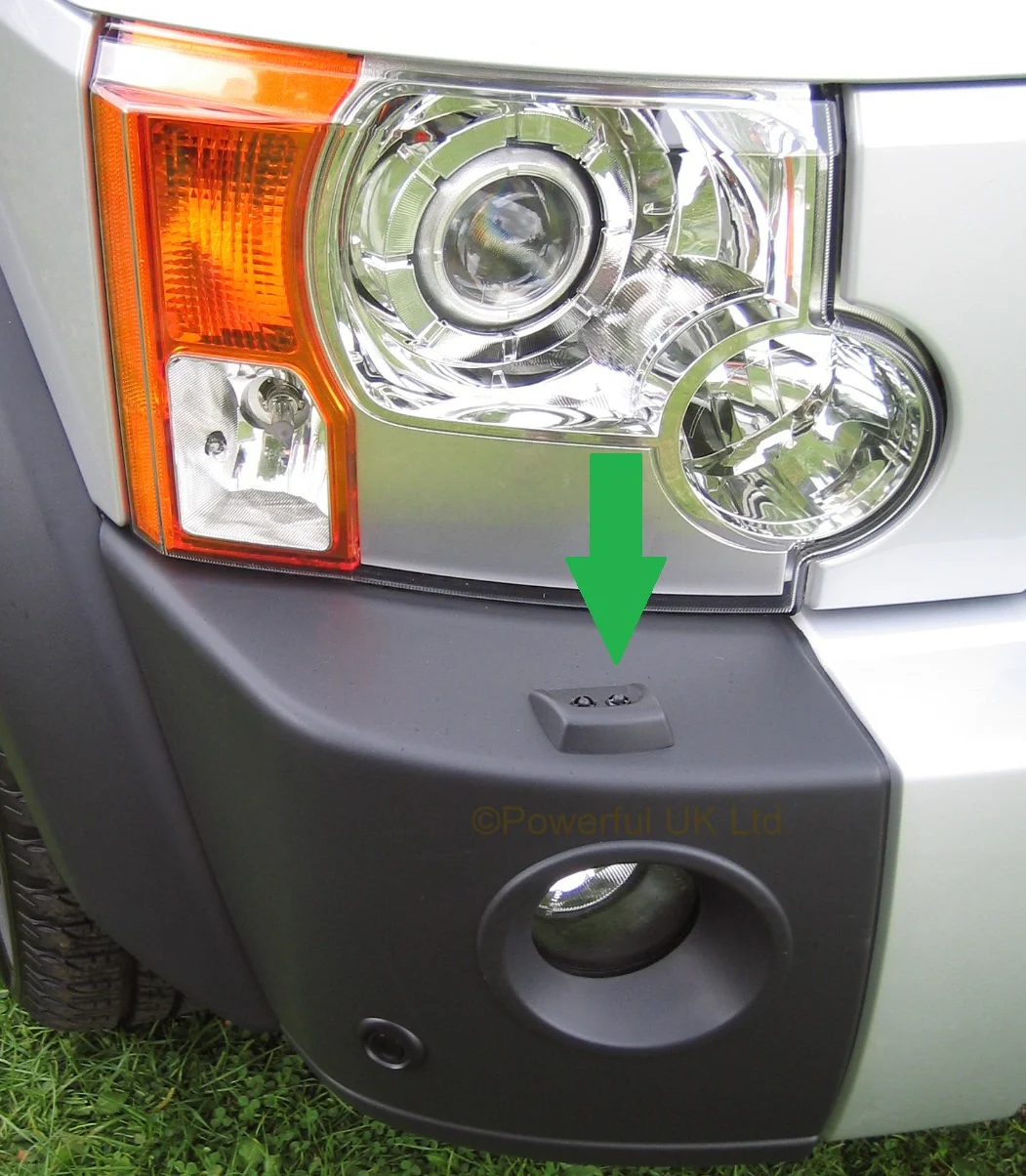Headlight Washer Jet Covers for Land Rover Discovery 3 LR3 in Java Black LRC697 - Image 4