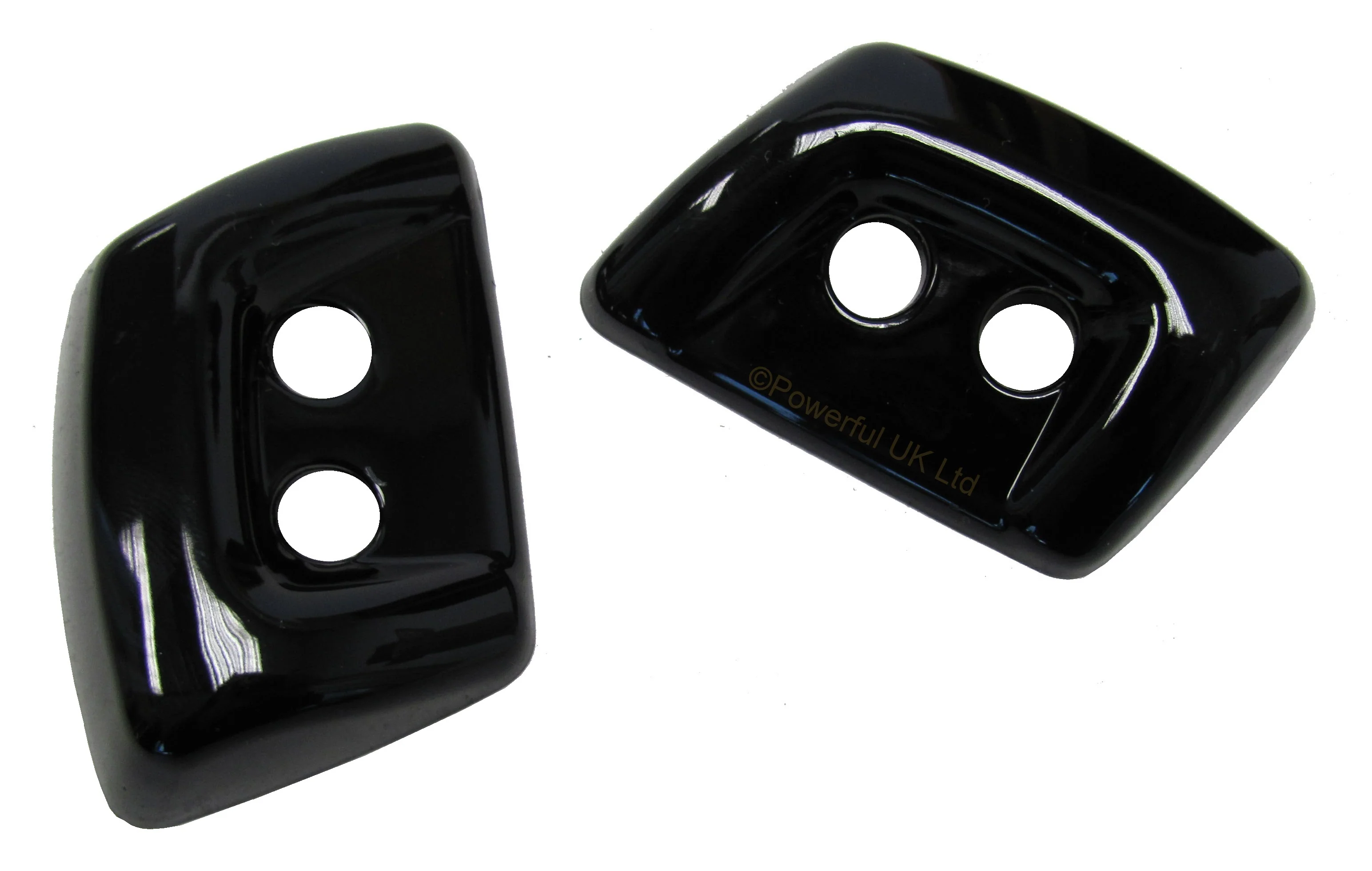 Headlight Washer Jet Covers for Range Rover Sport 05-09 in Java Black