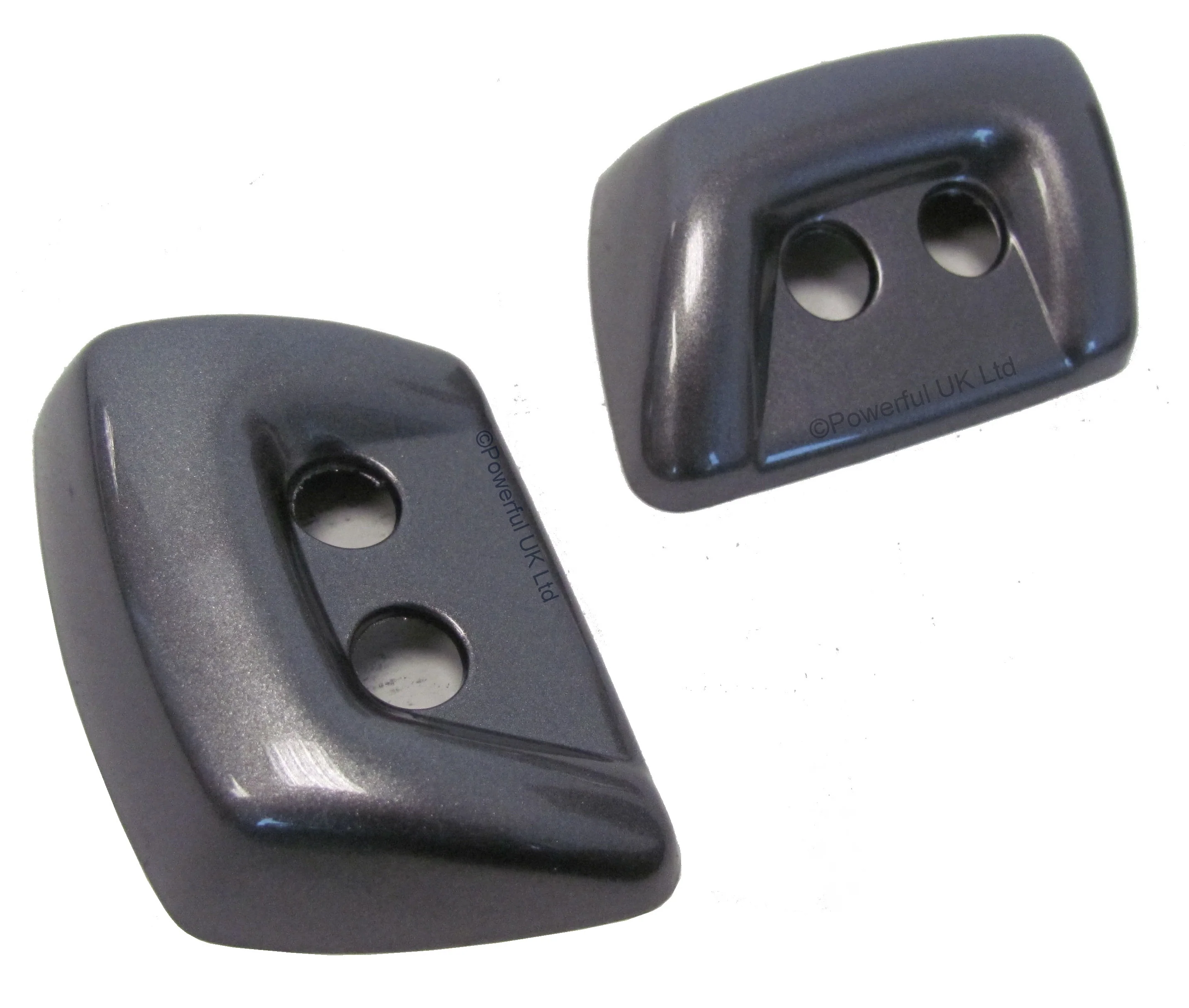 Headlight Washer Jet Covers in Orkney Grey for Land Rover Discovery 3 LR3 [LRC949]