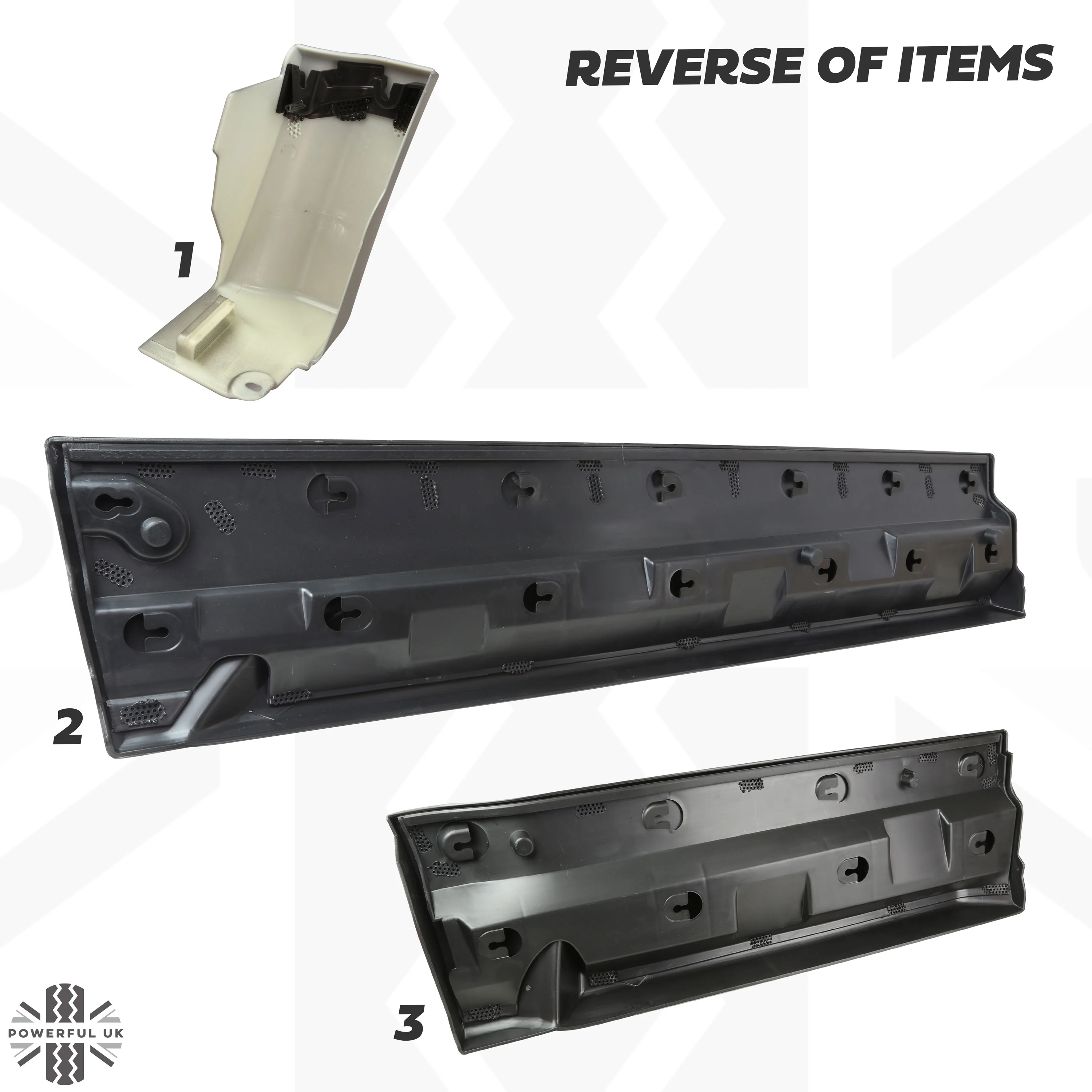 HST/Dynamic Lower Door Moulding 6pc Kit in Gloss Black for Land Rover Freeelander 2 - Image 8