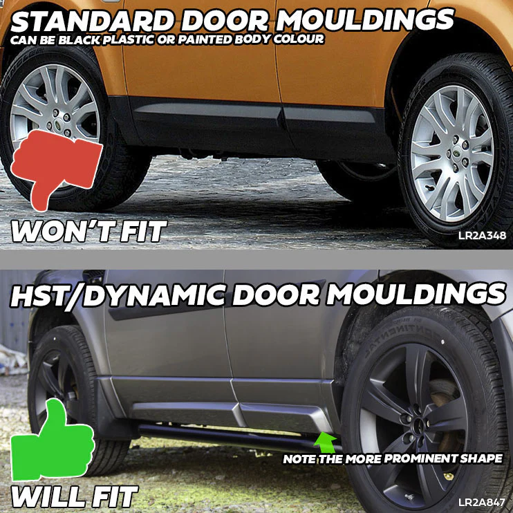HST/Dynamic Lower Door Moulding in Primer - Front Right Small Section - for Land Rover Freelander 2 - Image 5
