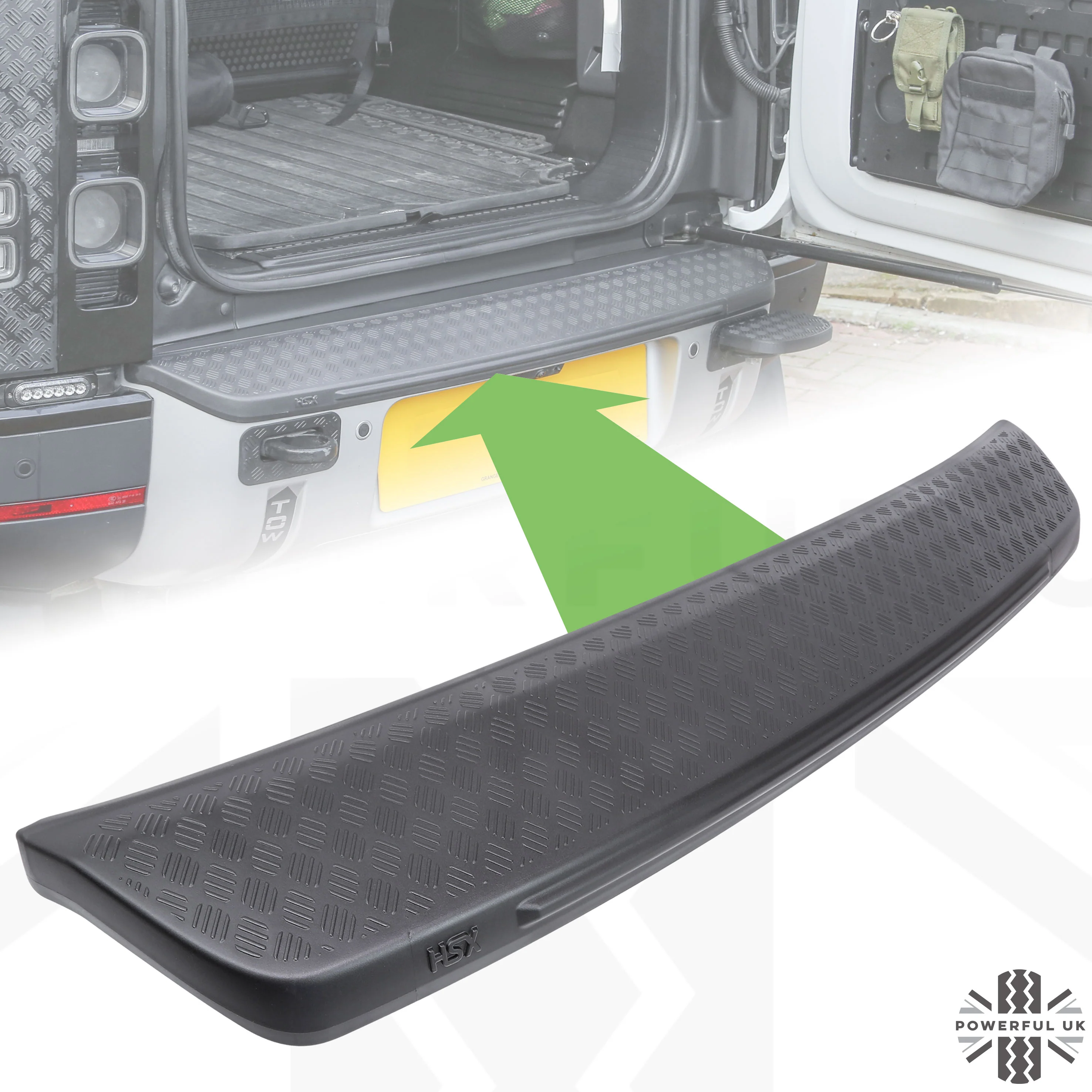 HSX Extended Rear Bumper Cover for Land Rover Defender L663 - Image 12
