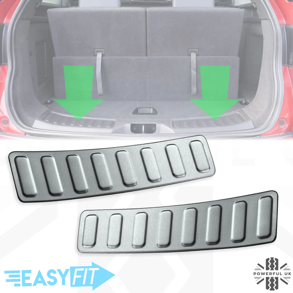 Interior Boot Threshold Finisher Trim Inserts - Stainless Steel - for Land Rover Discovery Sport