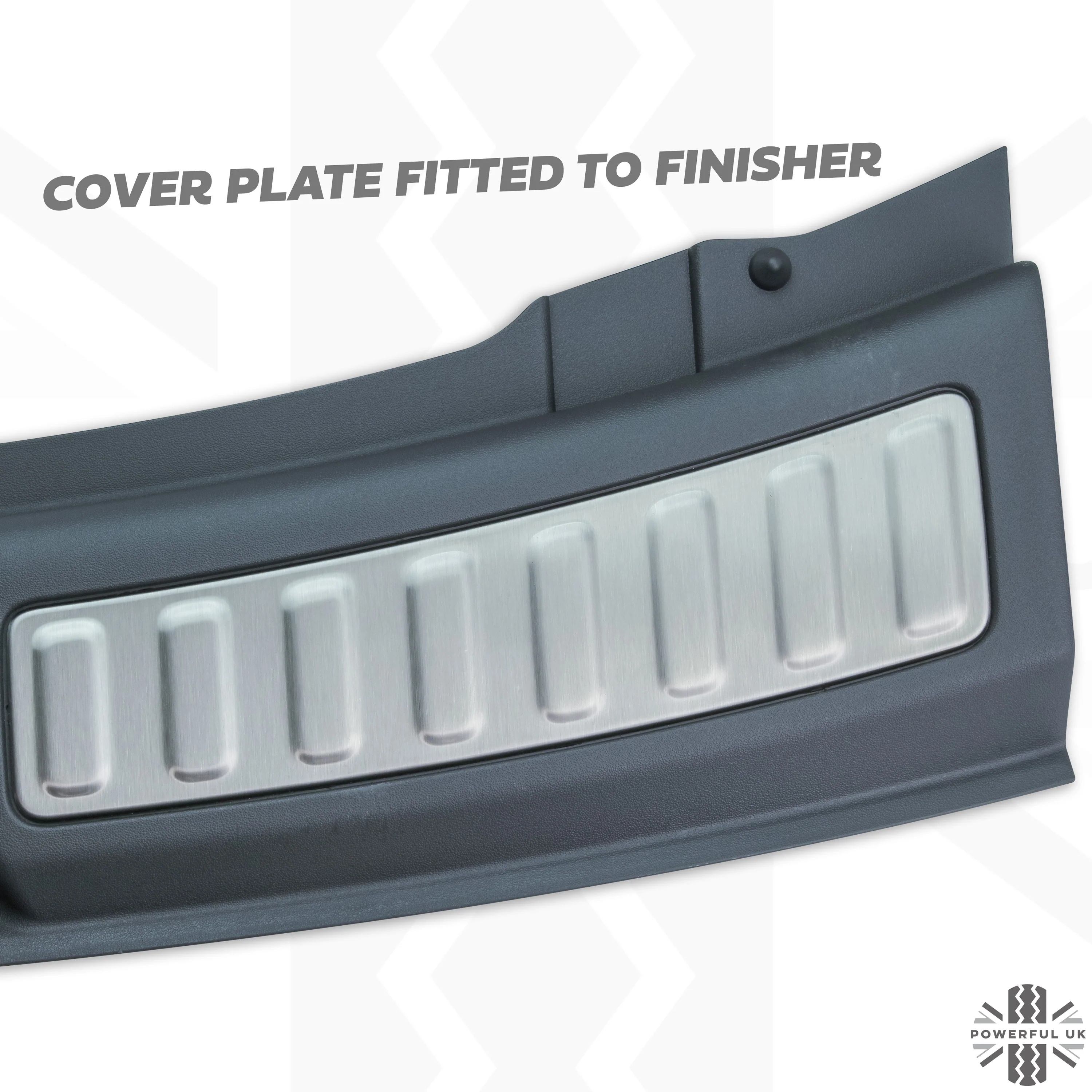 Interior Boot Threshold Finisher Trim Inserts - Stainless Steel - for Land Rover Discovery Sport - Image 8