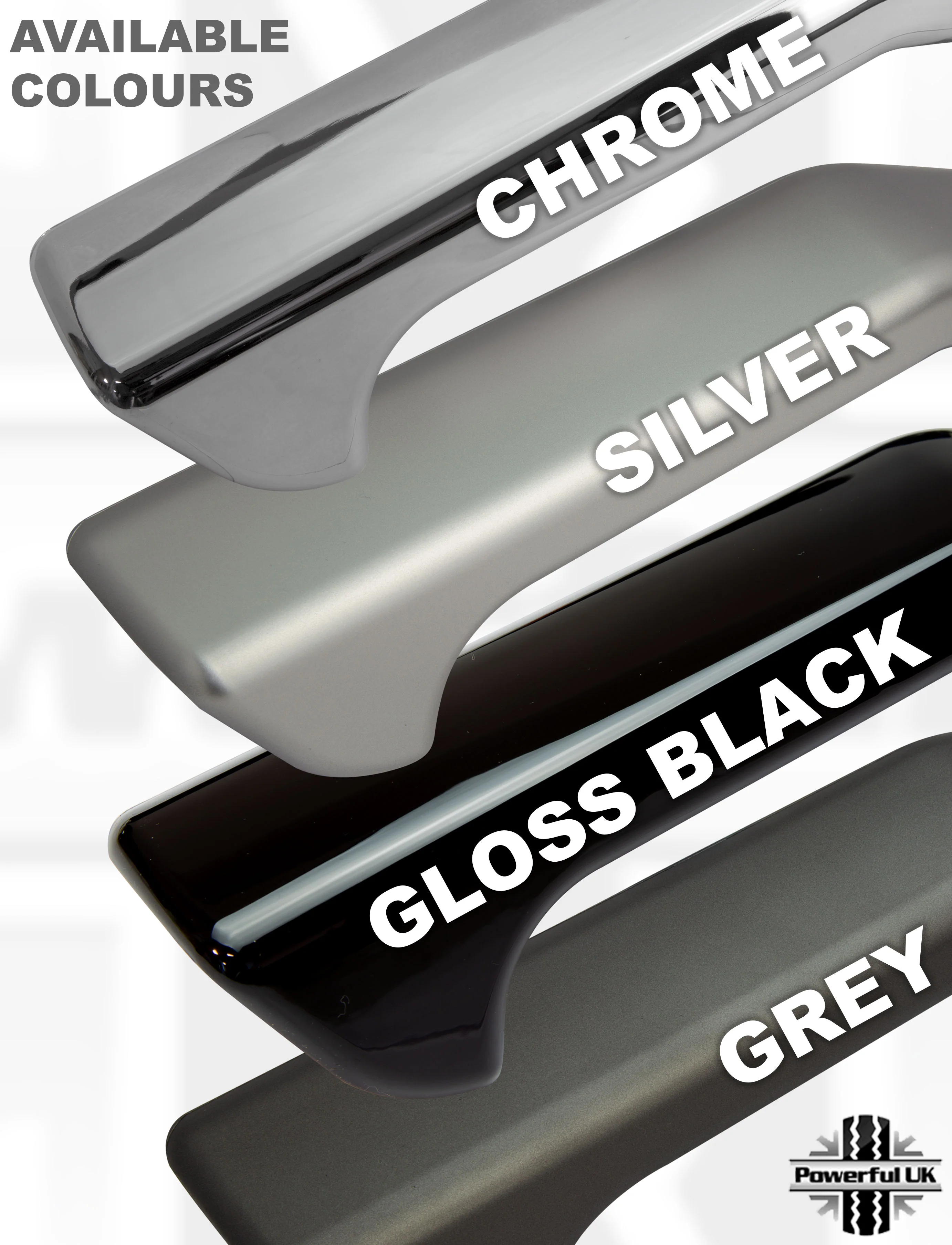Interior Door Pull Set (4pc) - Grey - for Land Rover Discovery 3 - Image 4