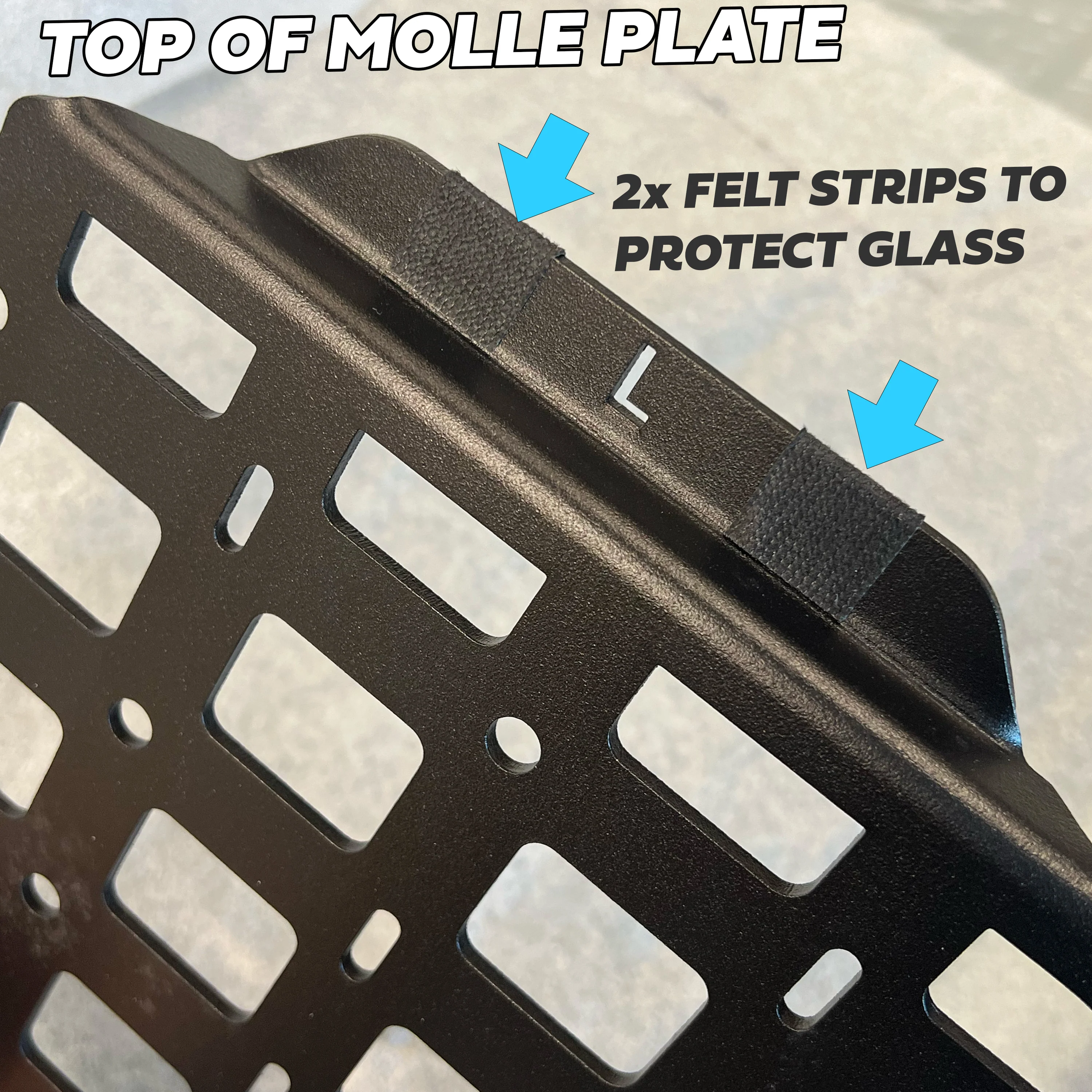 Interior Side Molle Plate for Land Rover Defender 110 - Left - Image 6
