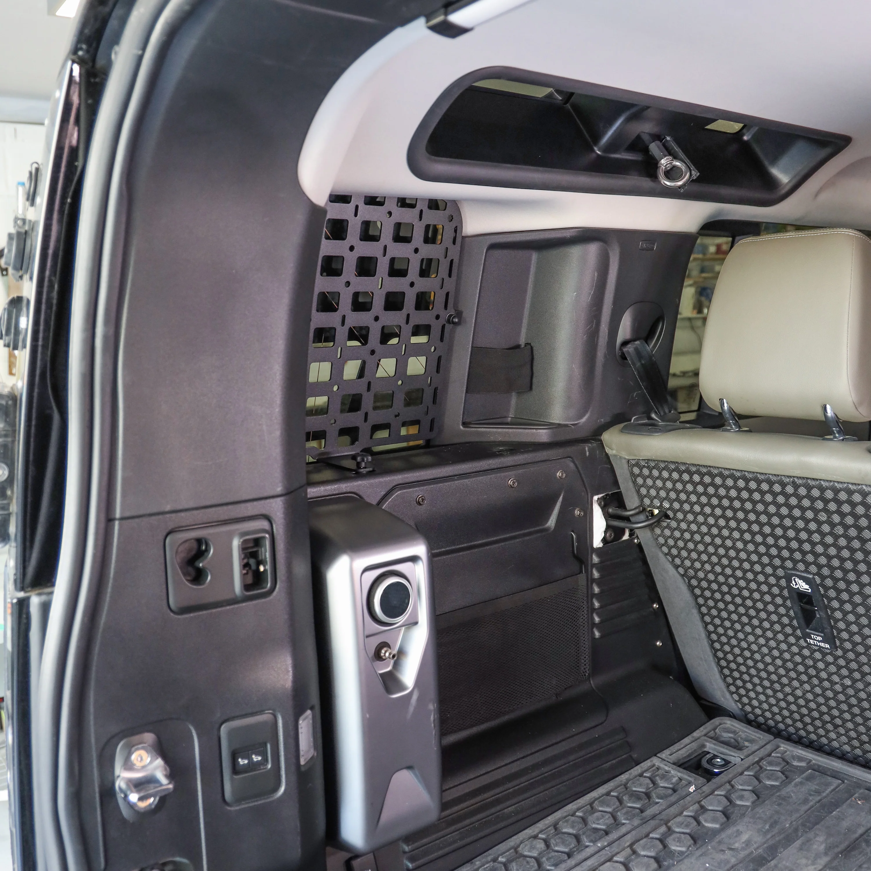 Interior Side Molle Plate for Land Rover Defender 110 - Pair - Image 3