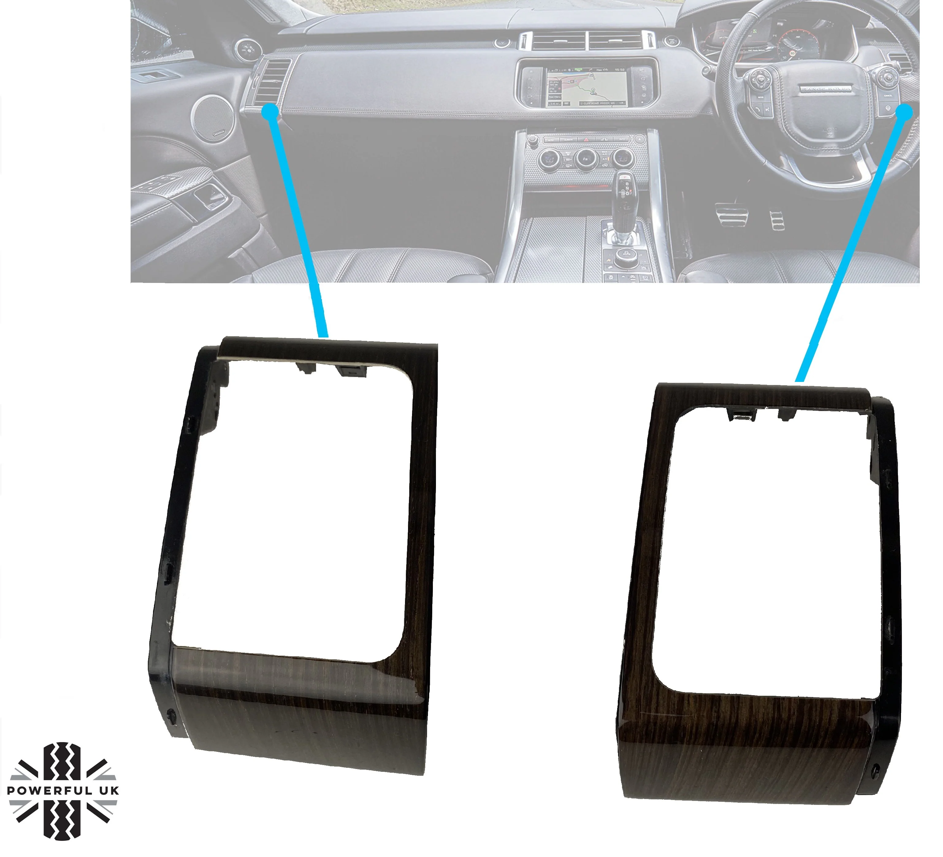 Interior Trim Kit - Zebrano Wood - RHD for Range Rover Sport L494 (2014-17) - Image 4