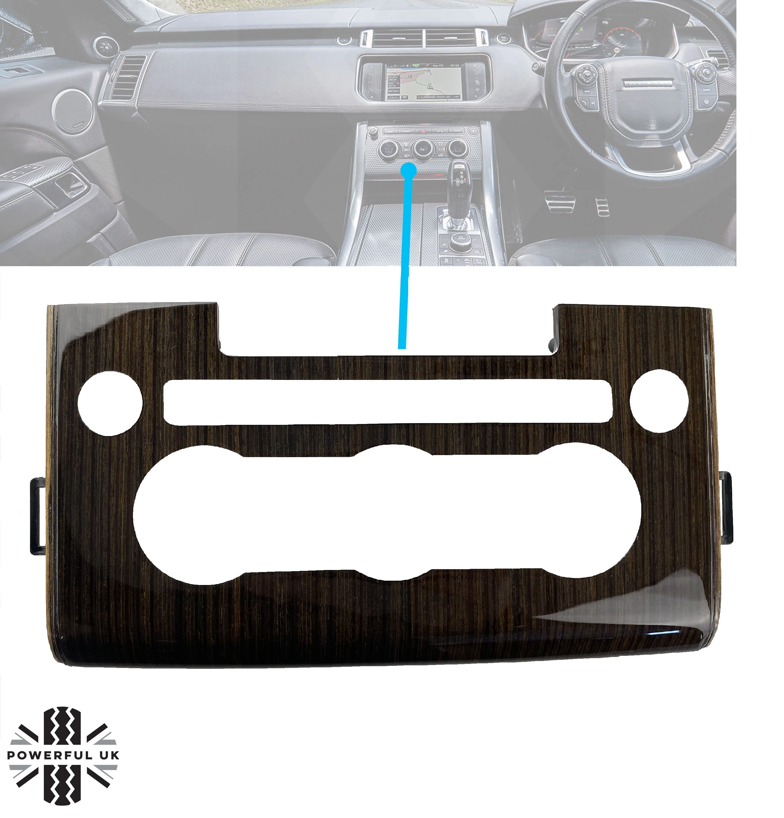 Interior Trim Kit - Zebrano Wood - RHD for Range Rover Sport L494 (2014-17) - Image 5