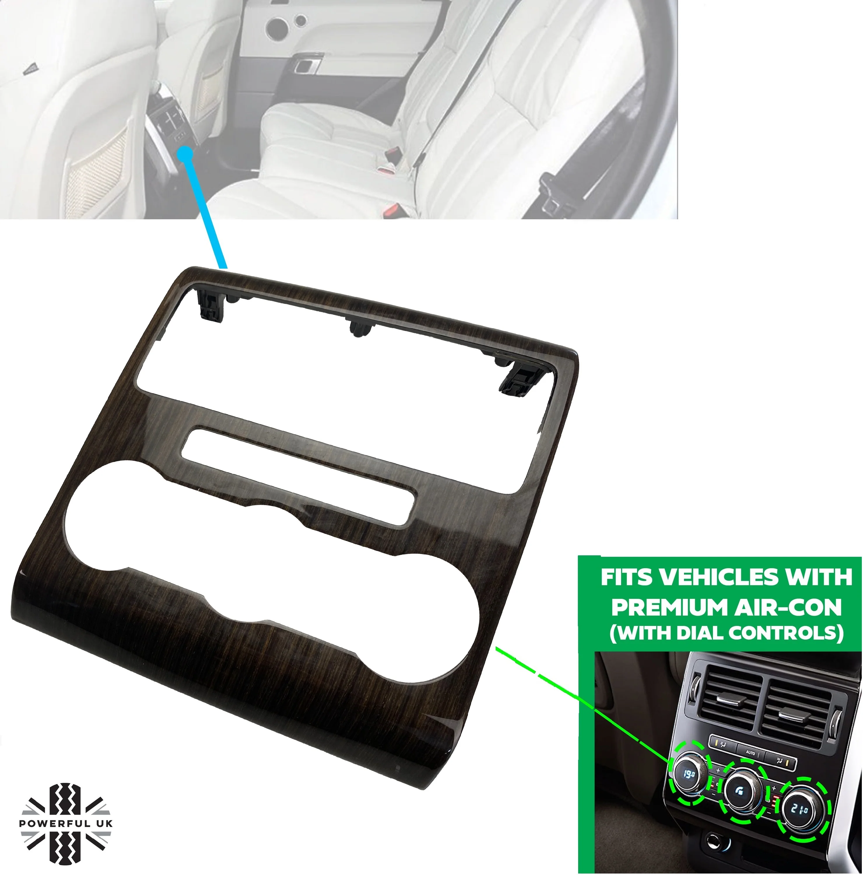 Interior Trim Kit - Zebrano Wood - RHD for Range Rover Sport L494 (2014-17) - Image 6