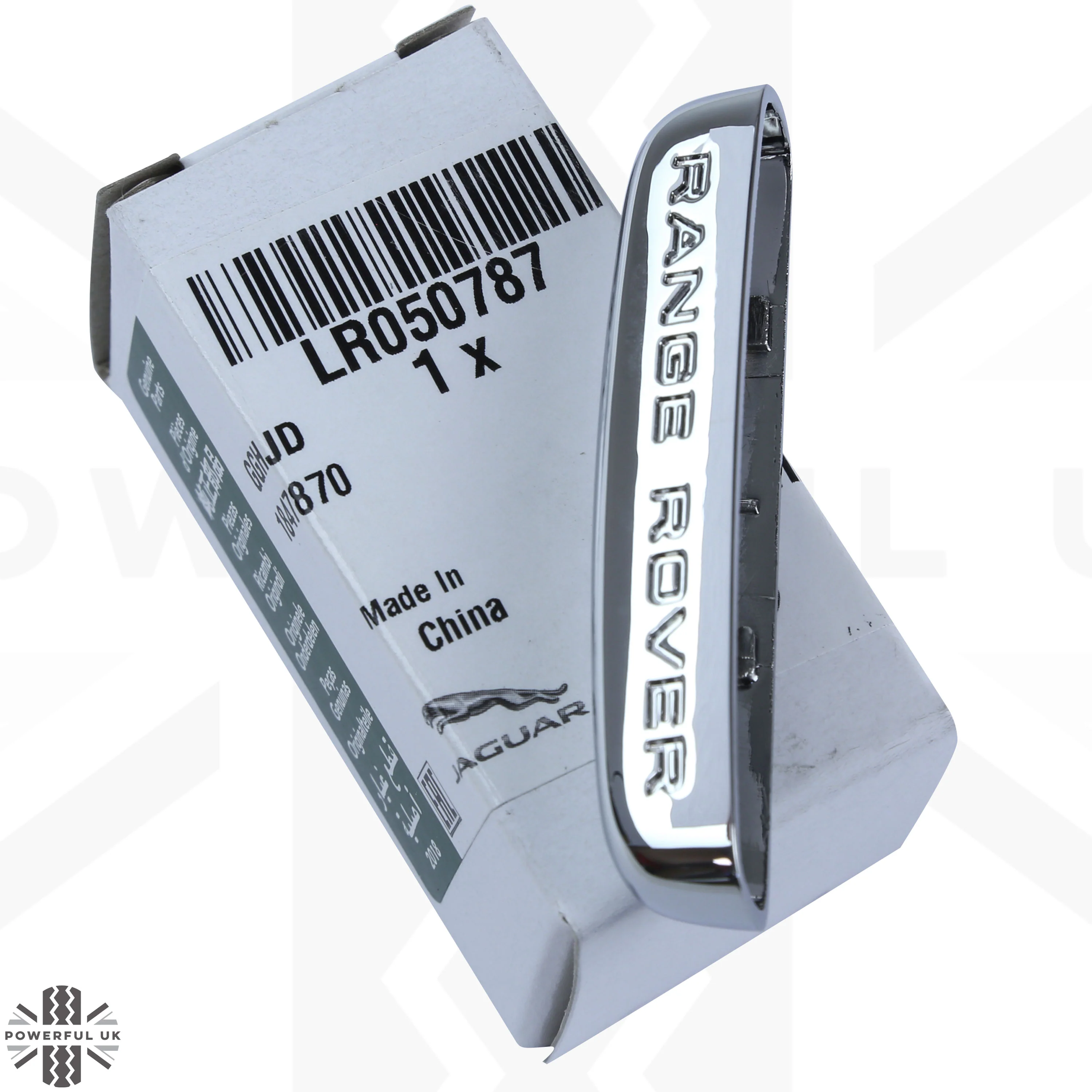 Keyfob Metal Side Piece for Range Rover Sport L320- with Logo - Genuine - Image 3