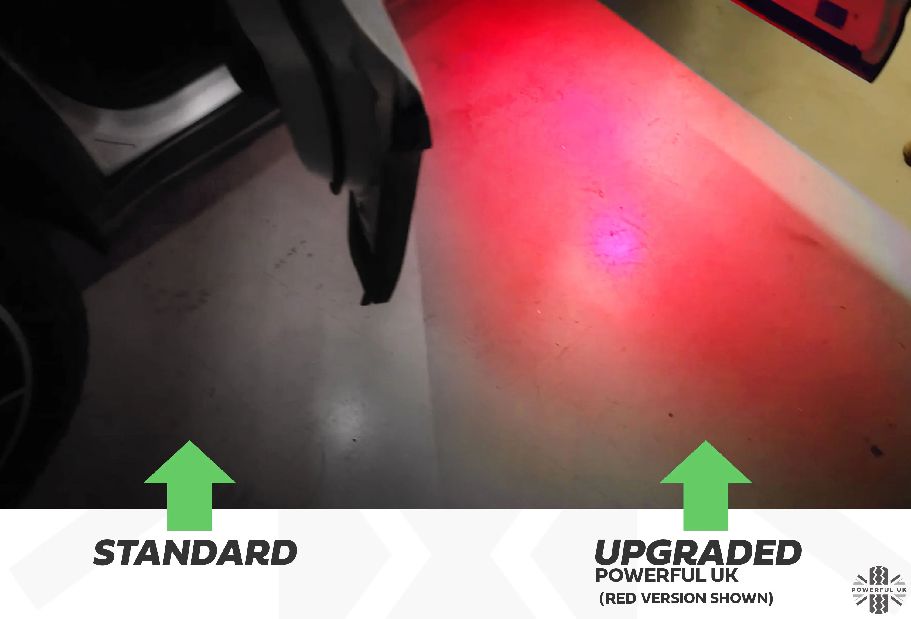 LED Door Welcome Lights - 4pc - Red - for Land Rover Defender L663 (110/130) - Image 5