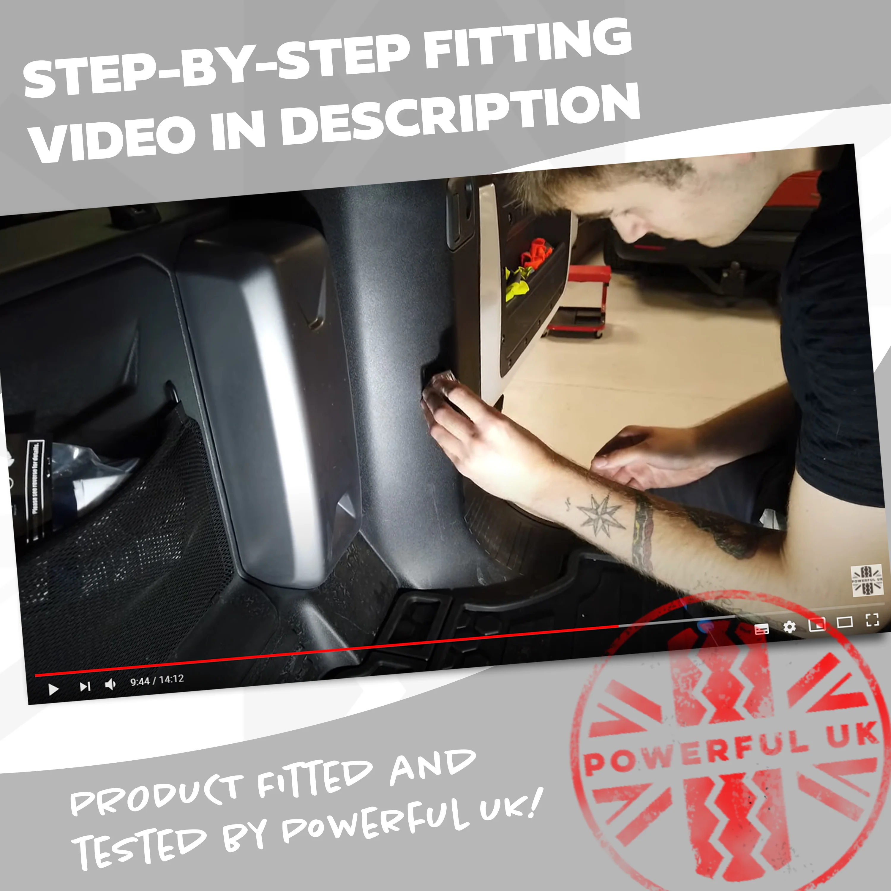 LED Interior Footwell + Boot KIT - Red Ambient Fade Light for New Defender L663 - Image 5