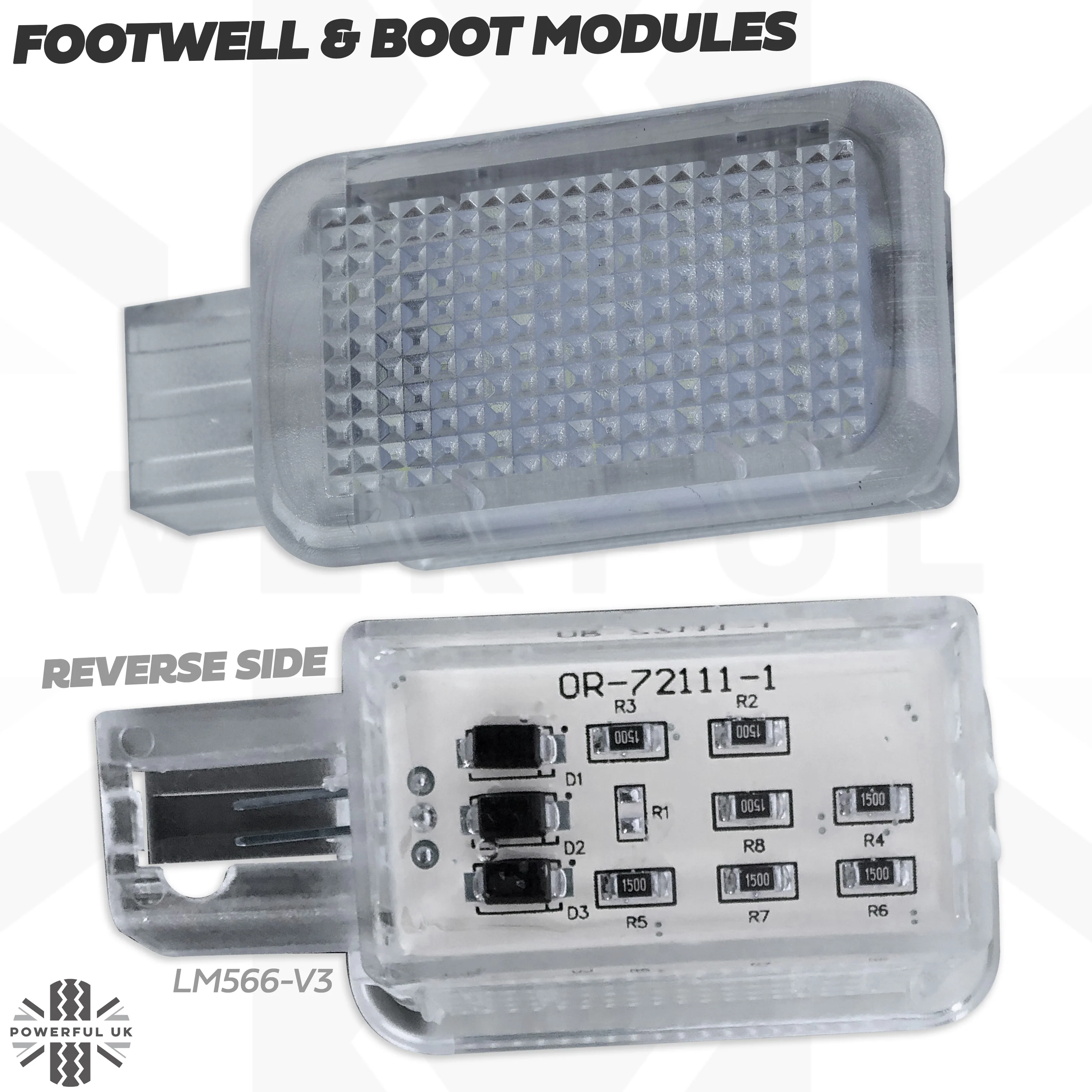 LED Interior Light kit in White & Blue for Range Rover L405 - Image 10