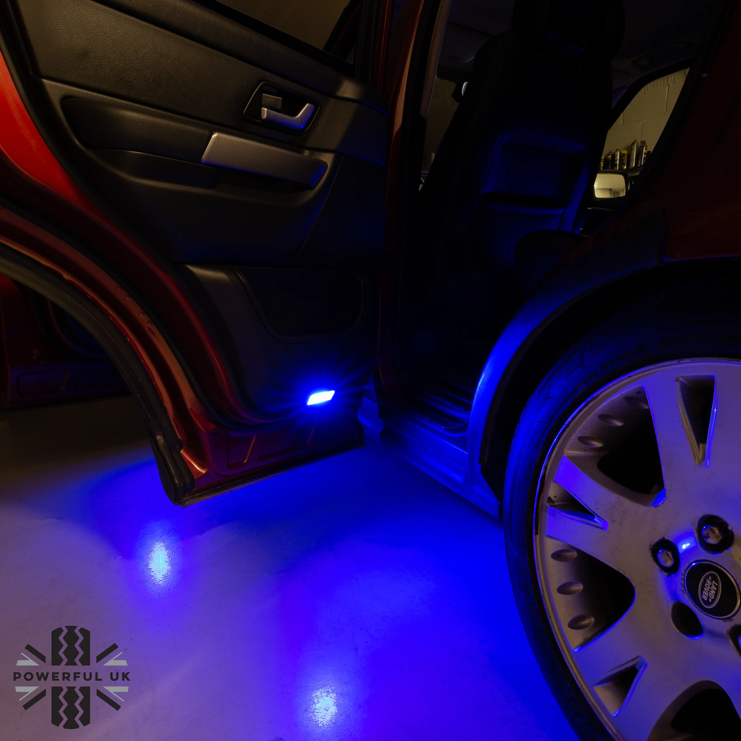 LED Interior Light Kit in White & Blue for Range Rover Sport (14pc) 2005-2013 - Image 4