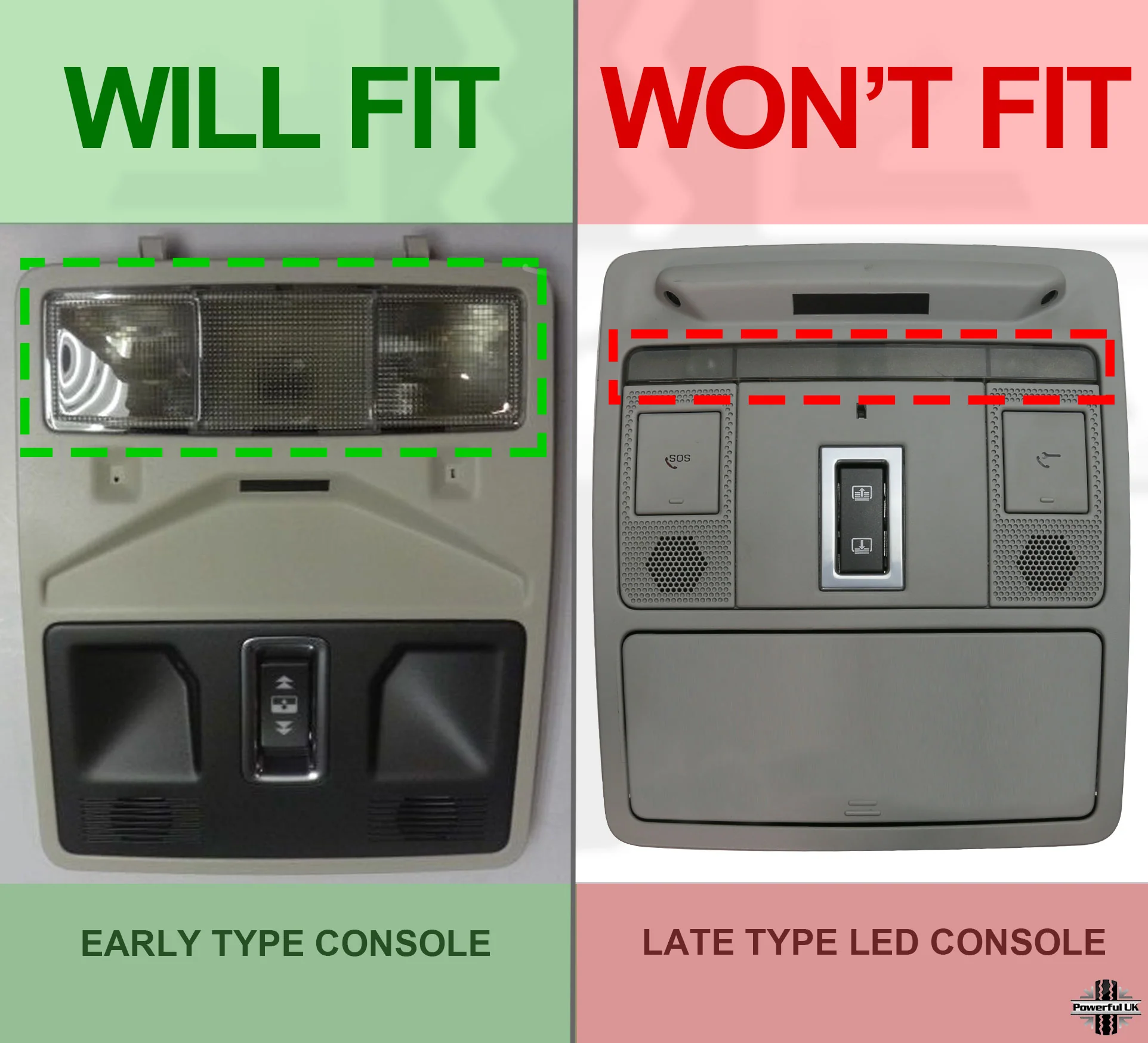 LED Interior Light Upgrade Kit - 6 pc - Blue - for Range Rover Evoque - Image 4