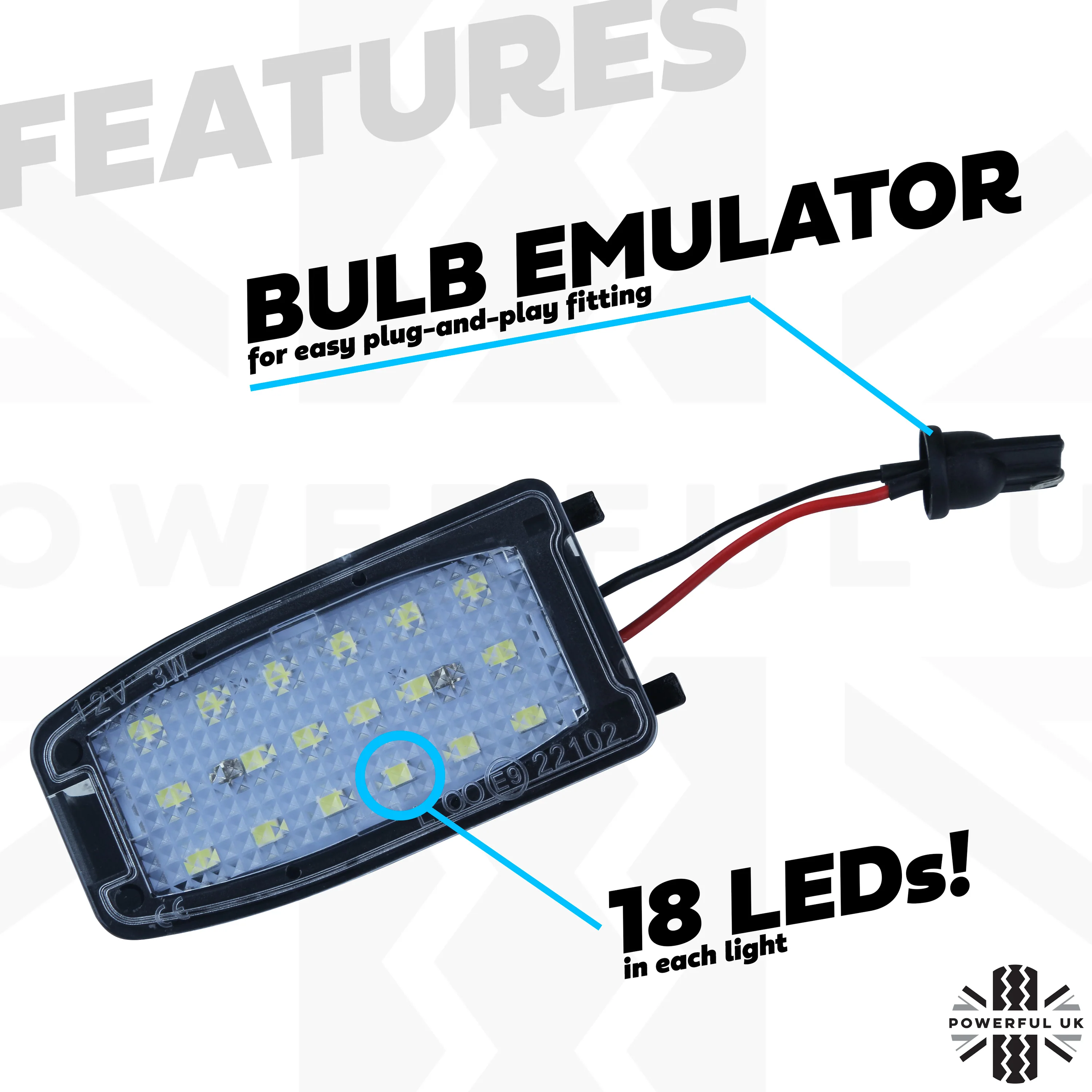 LED mirror lights for Land Rover Freelander 2 - Image 7