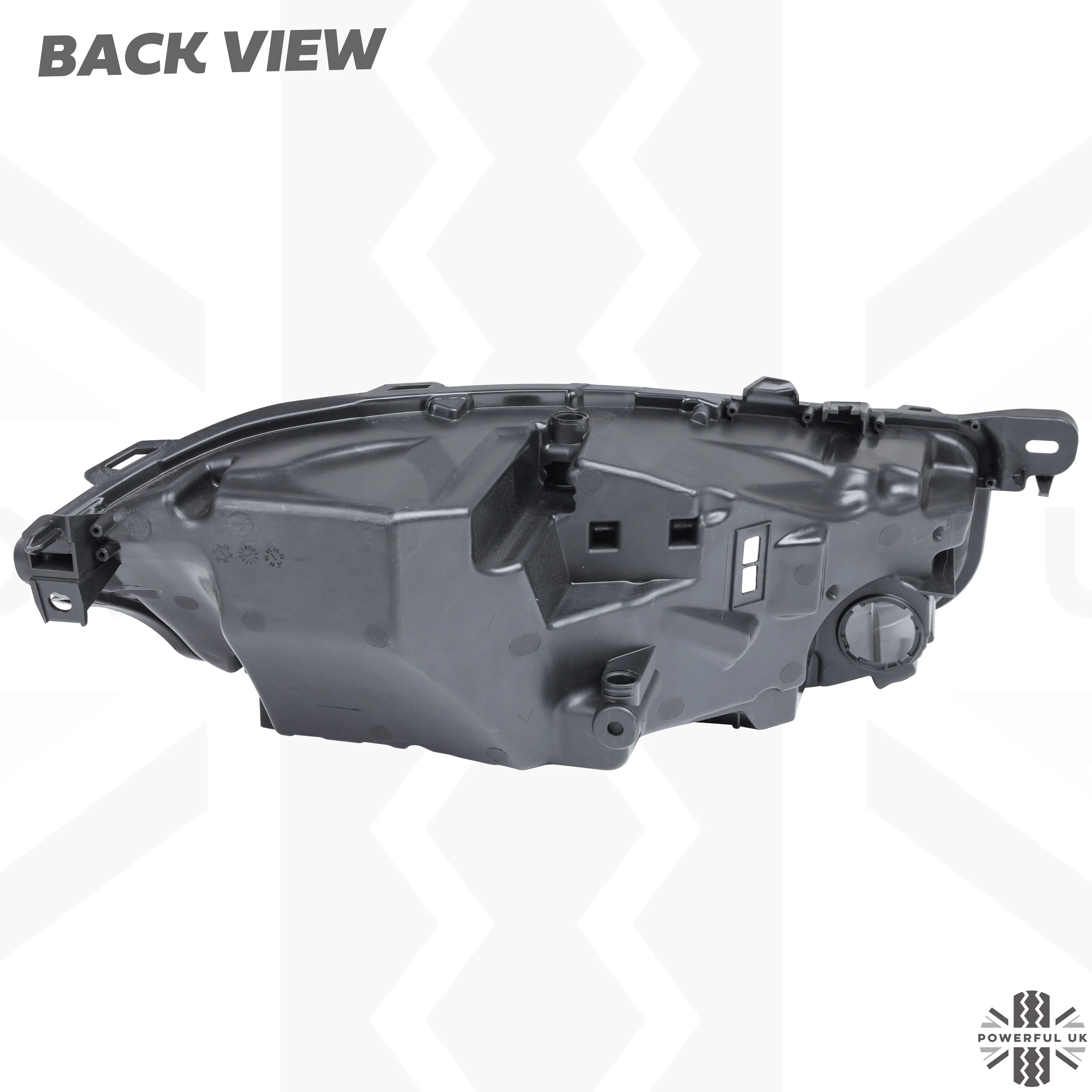 Left Replacement Headlight Rear Housing for Jaguar XF 2016-20 - LED Type - Image 3